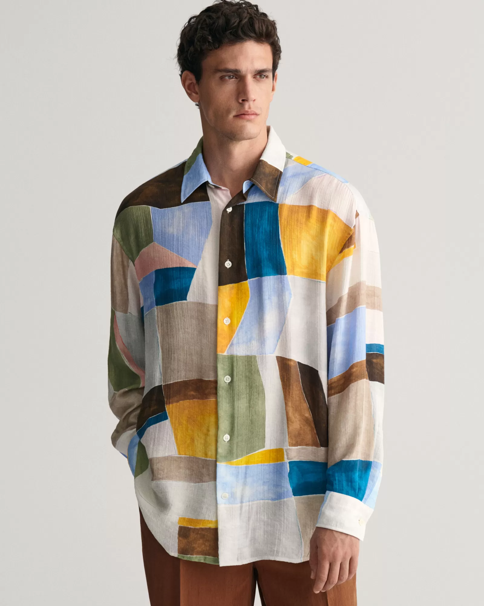 GANT Oversized Art Print Shirt | Skjortor