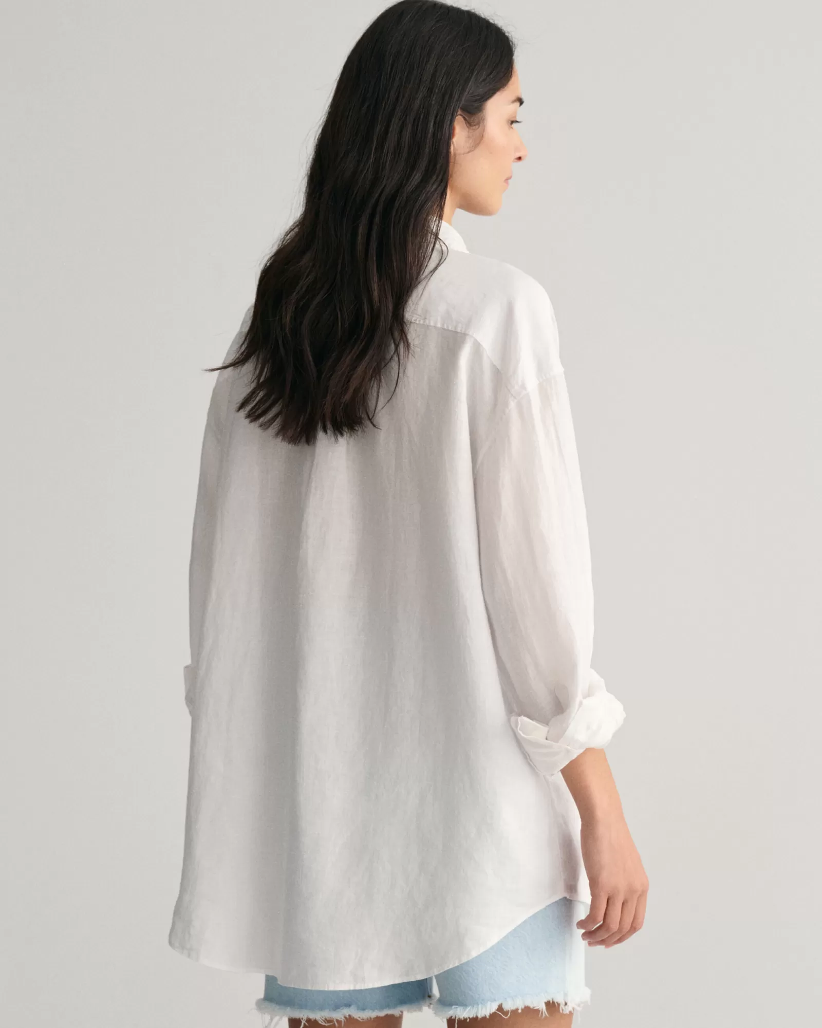 GANT Oversized Linen Shirt | Skjortor & Blusar