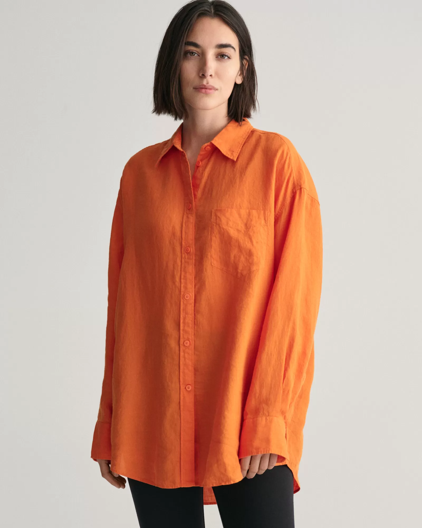 GANT Oversized Linen Shirt | Skjortor & Blusar