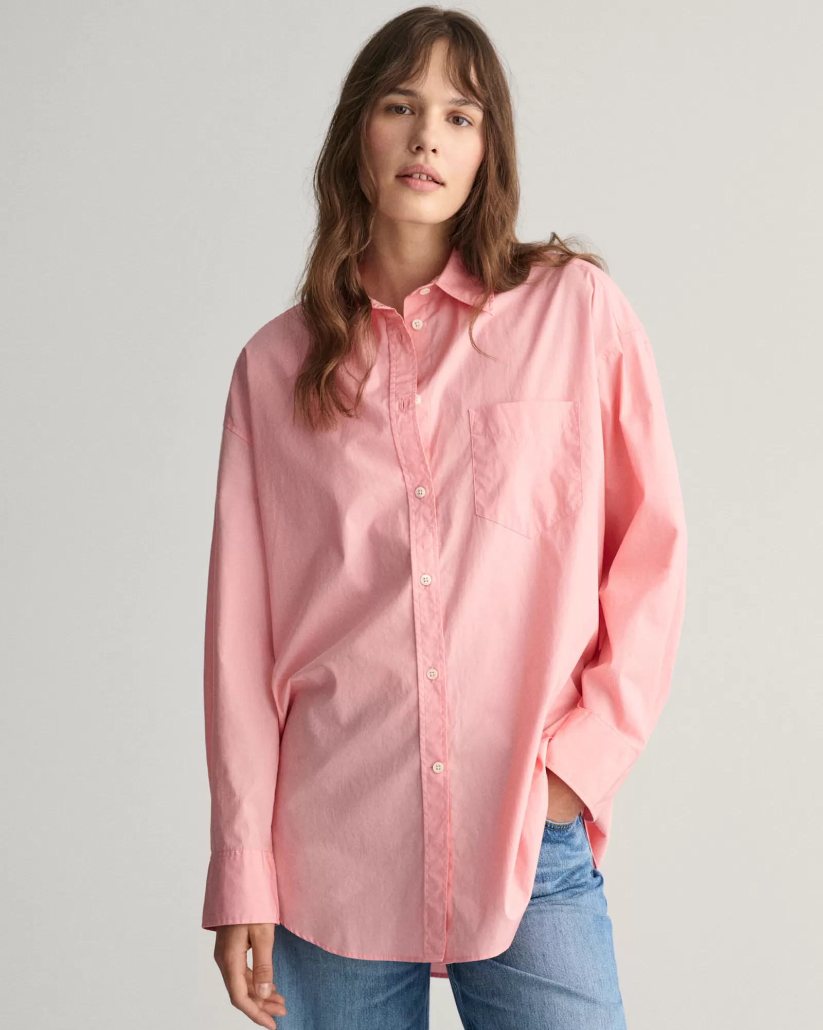 GANT Oversized Poplin Shirt | Skjortor & Blusar