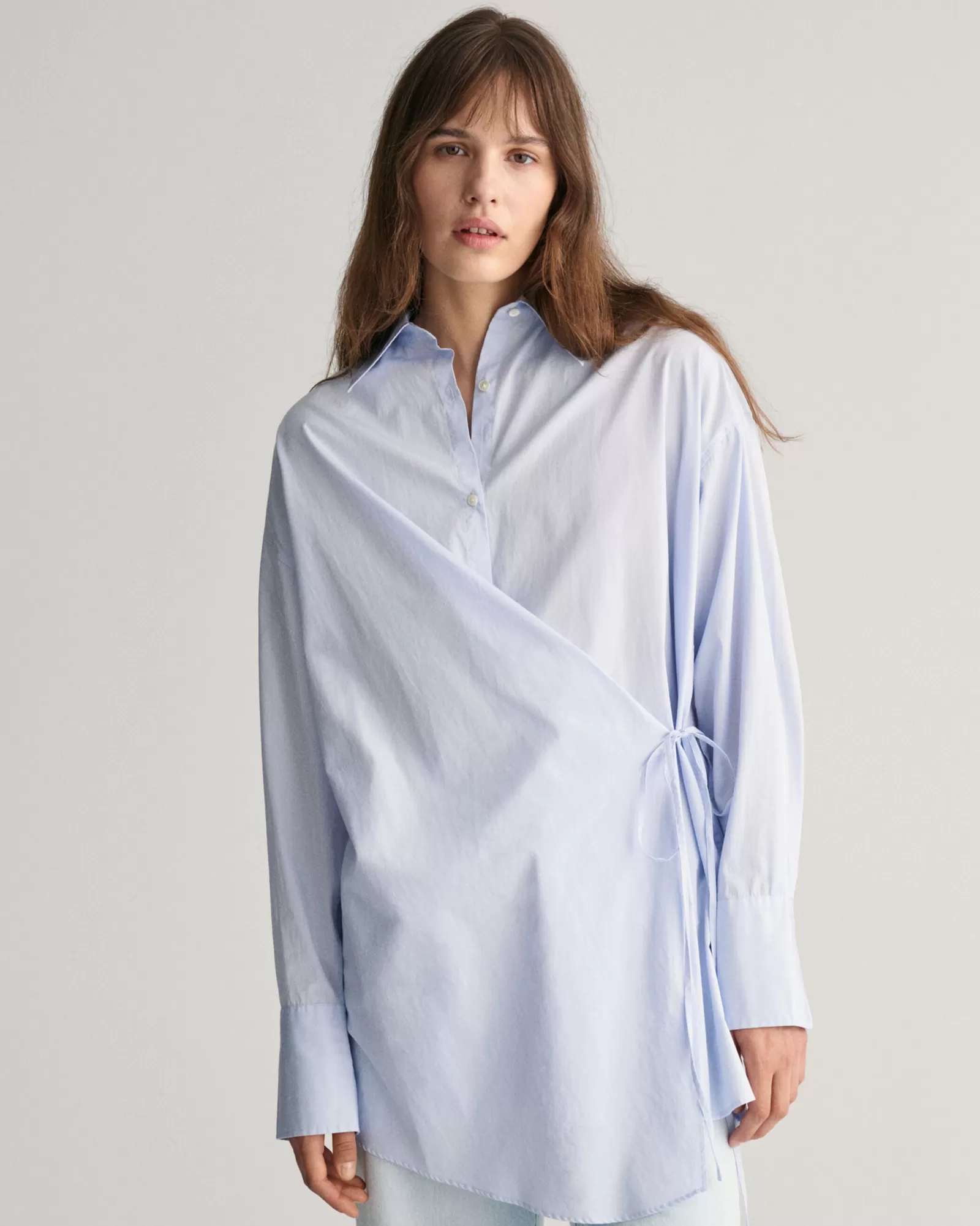 GANT Oversized Wrap Shirt | Skjortor & Blusar