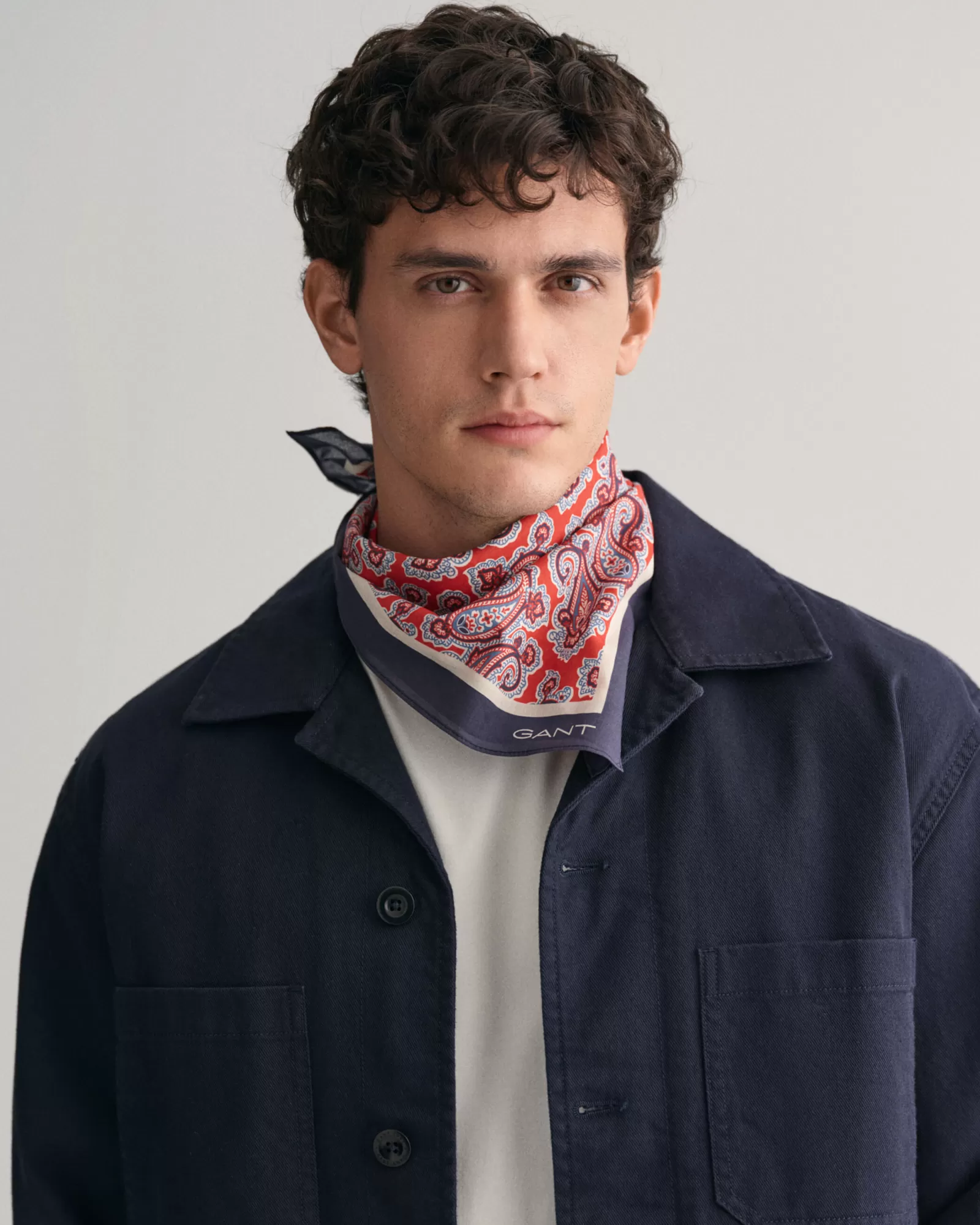 GANT Paisley Cotton Scarf | Halsdukar & Scarfs