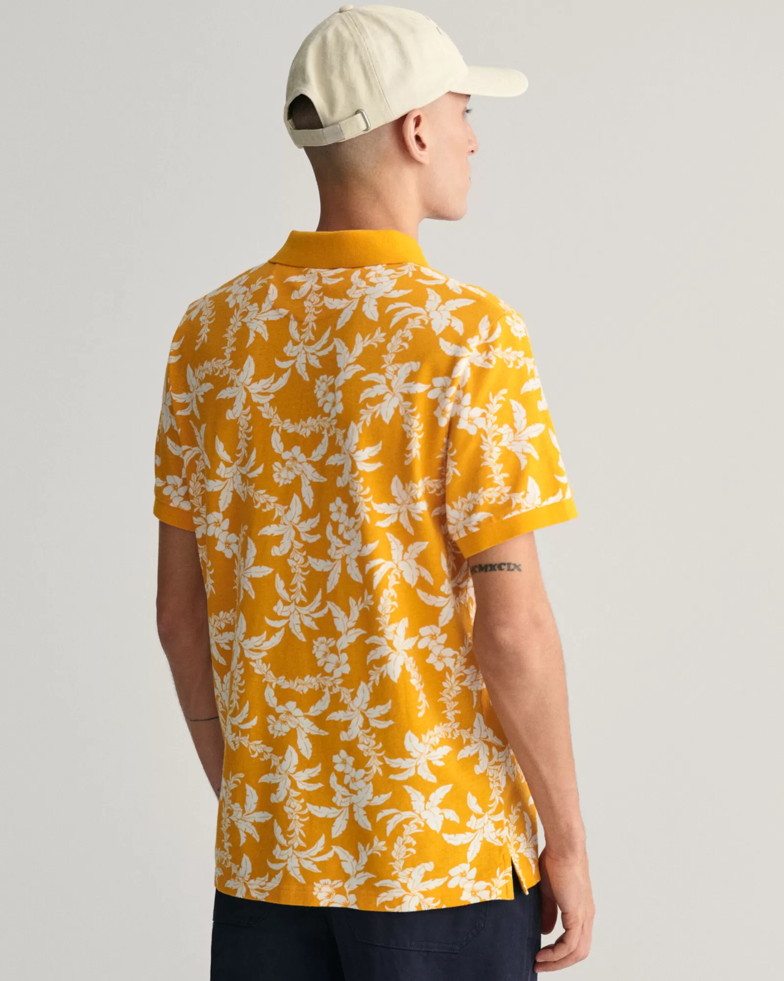 GANT Palm Lei Print Piqué Polo Shirt | Pikéer