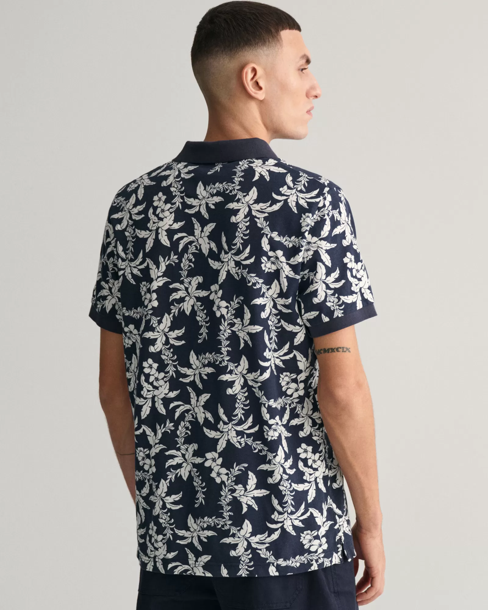 GANT Palm Lei Print Piqué Polo Shirt | Pikéer