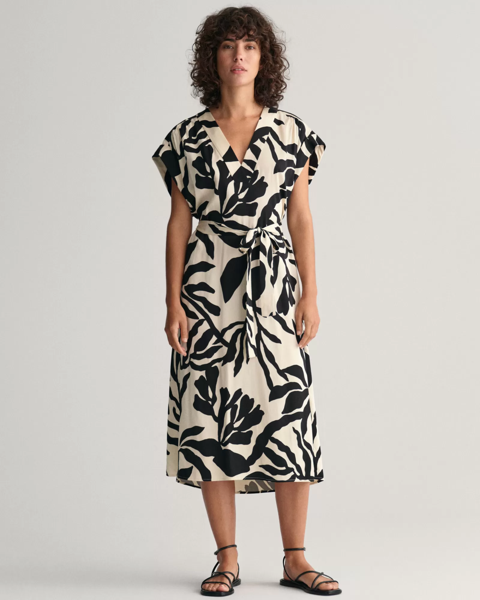 GANT Palm Print Short Sleeve Dress | Klänningar