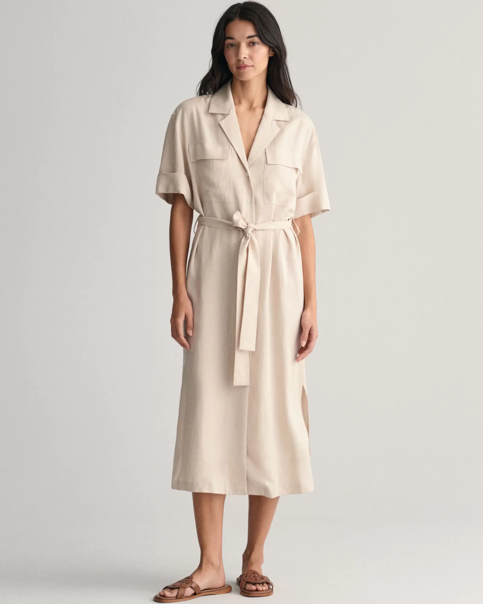 GANT Pocket Short Sleeve Shirt Dress | Klänningar