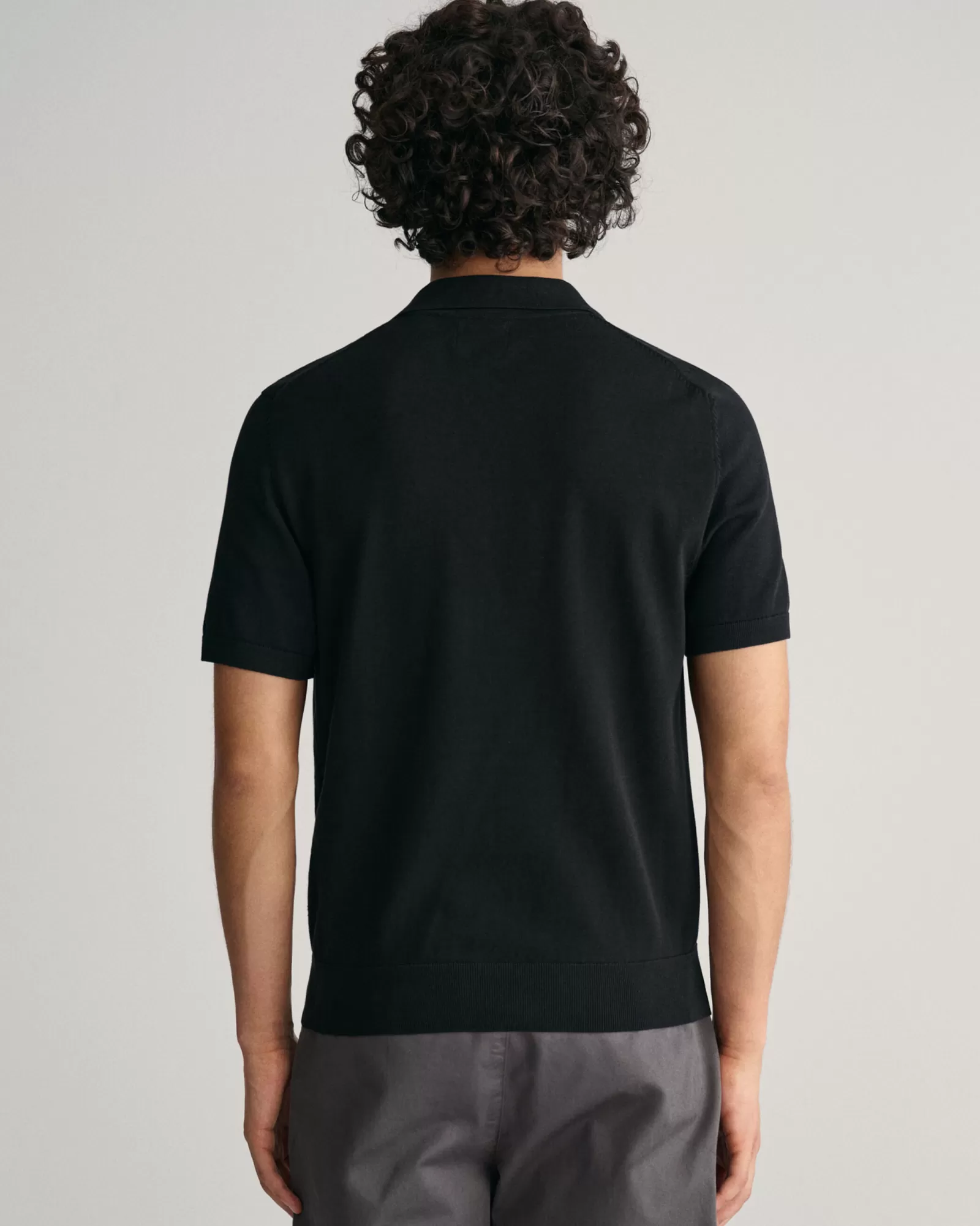 GANT Pointelle Textured Polo Sweater | Stickat | Pikéer