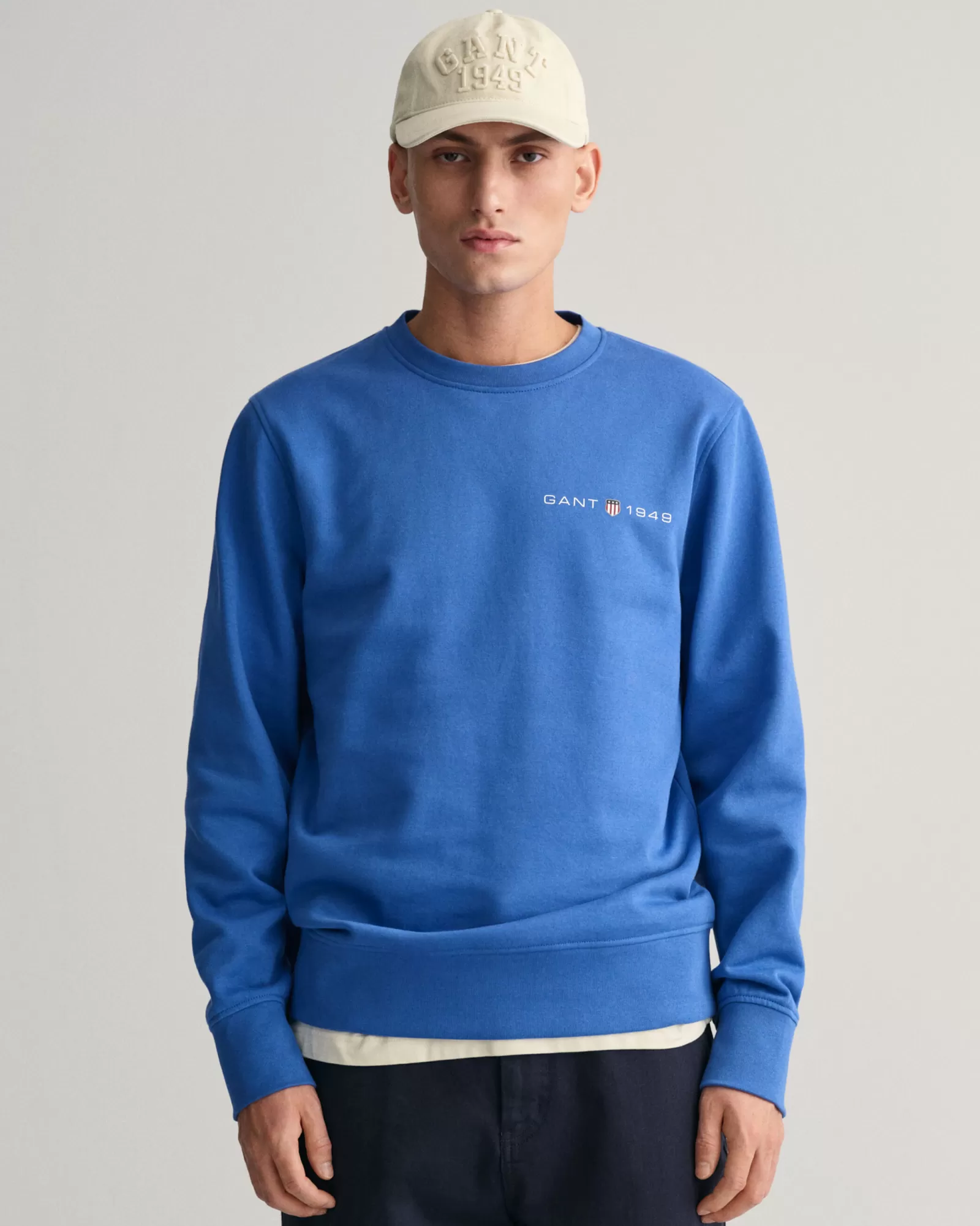 GANT Printed Graphic Crew Neck Sweatshirt | Hoodies & Tröjor