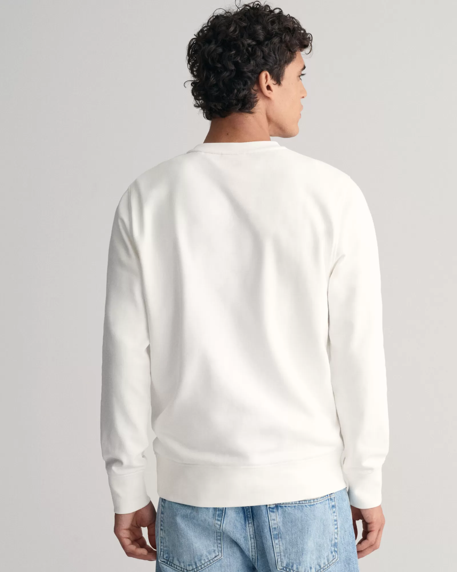 GANT Printed Graphic Crew Neck Sweatshirt | Hoodies & Tröjor