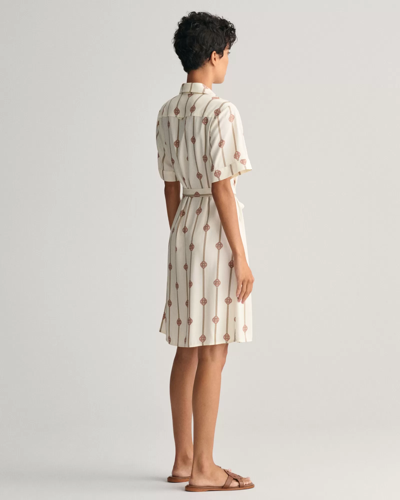 GANT Printed Short Sleeve Shirt Dress | Klänningar