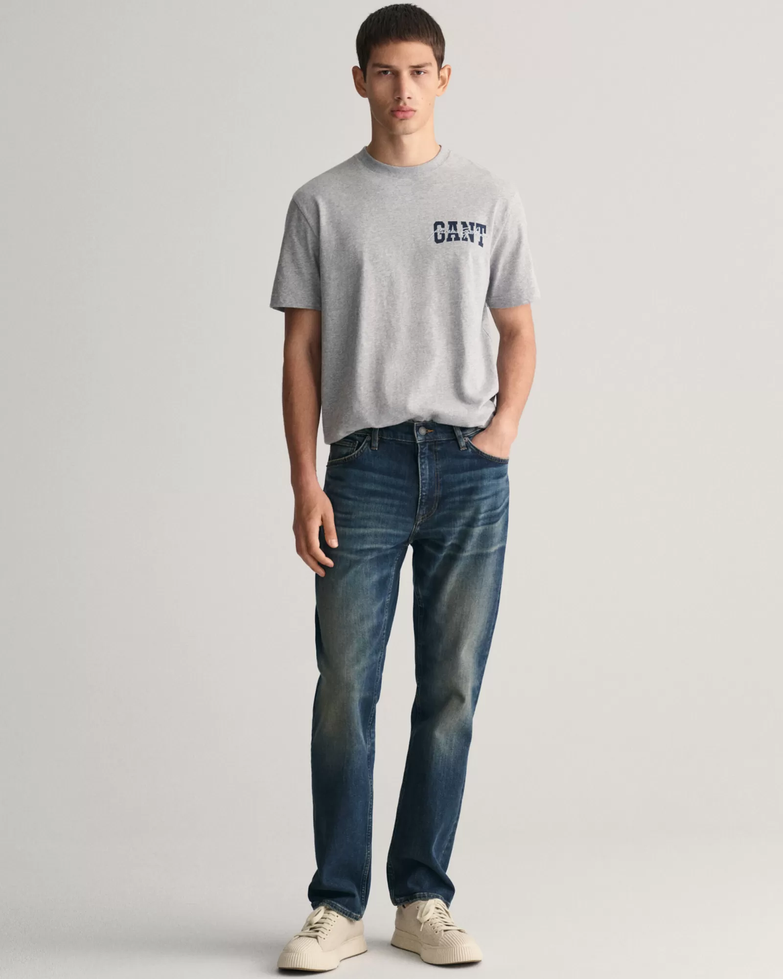 GANT Regular Fit Archive Wash Jeans | Jeans