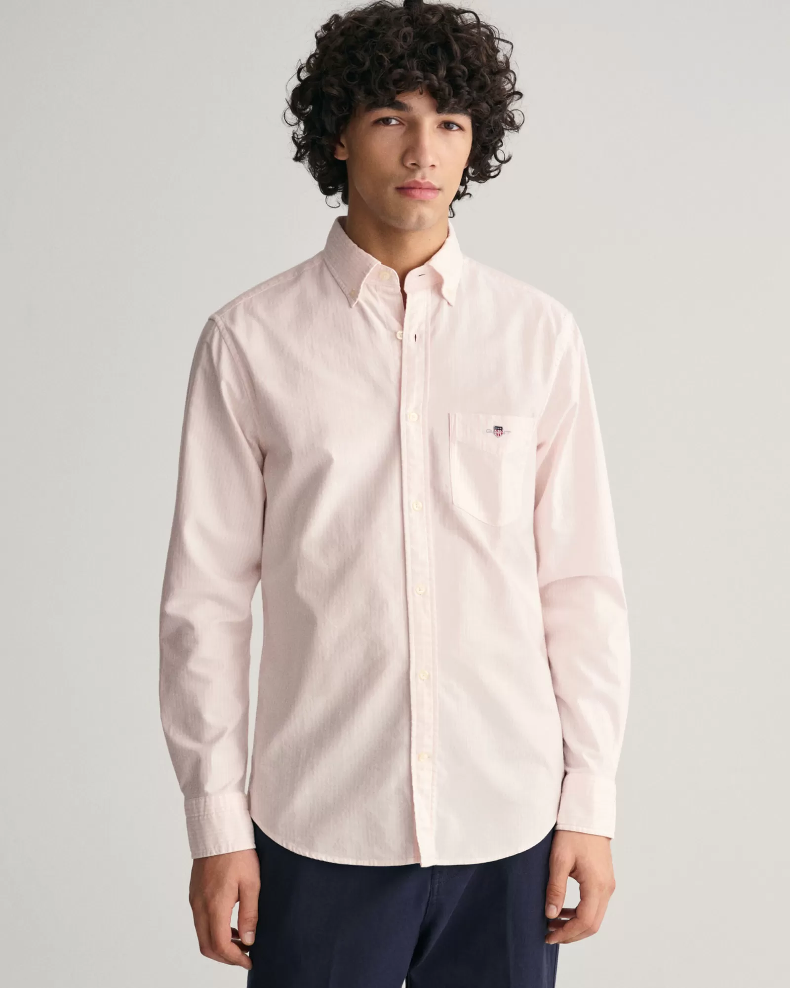 GANT Regular Fit Banker Stripe Oxford Shirt | Skjortor