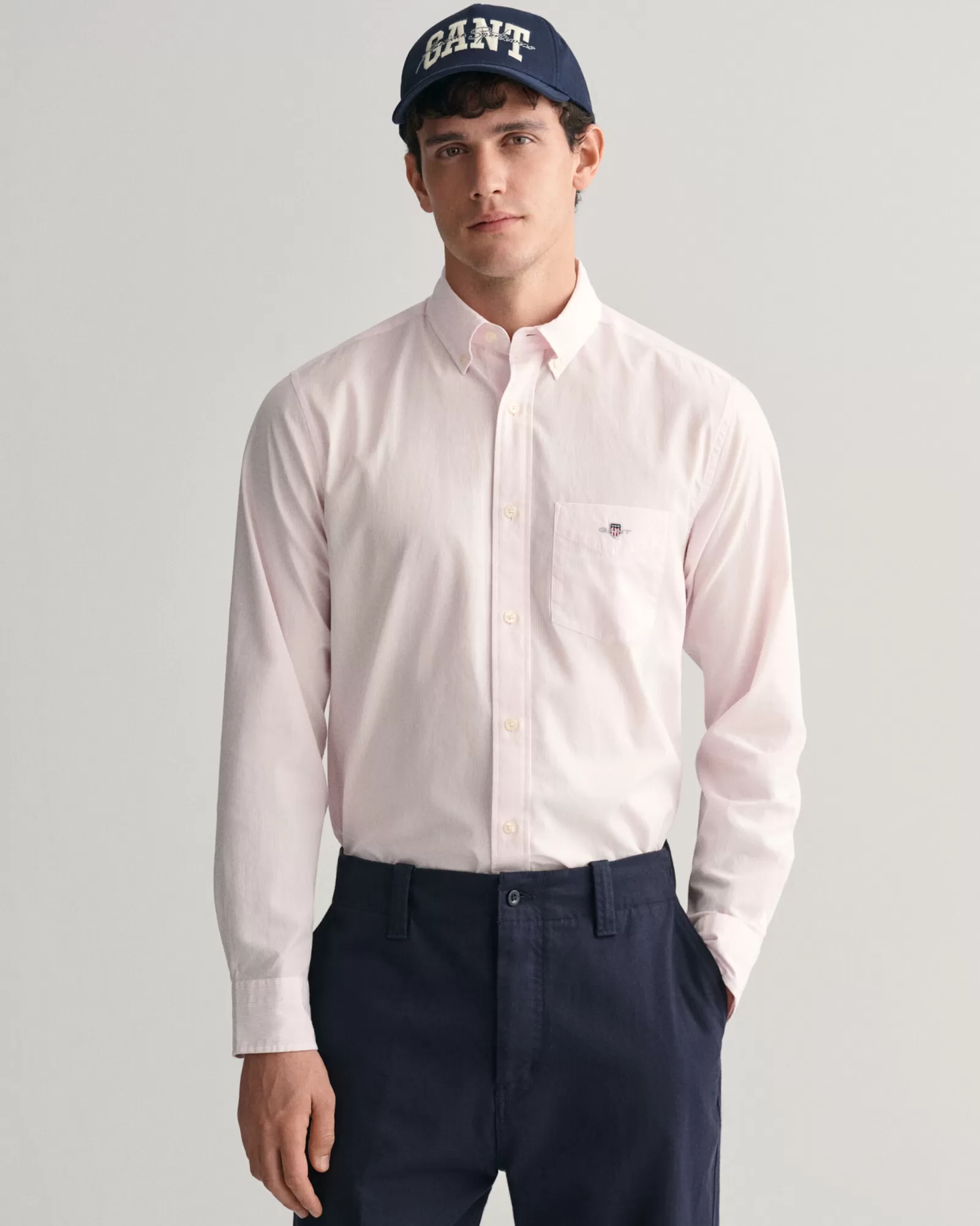 GANT Regular Fit Banker Stripe Poplin Shirt | Skjortor