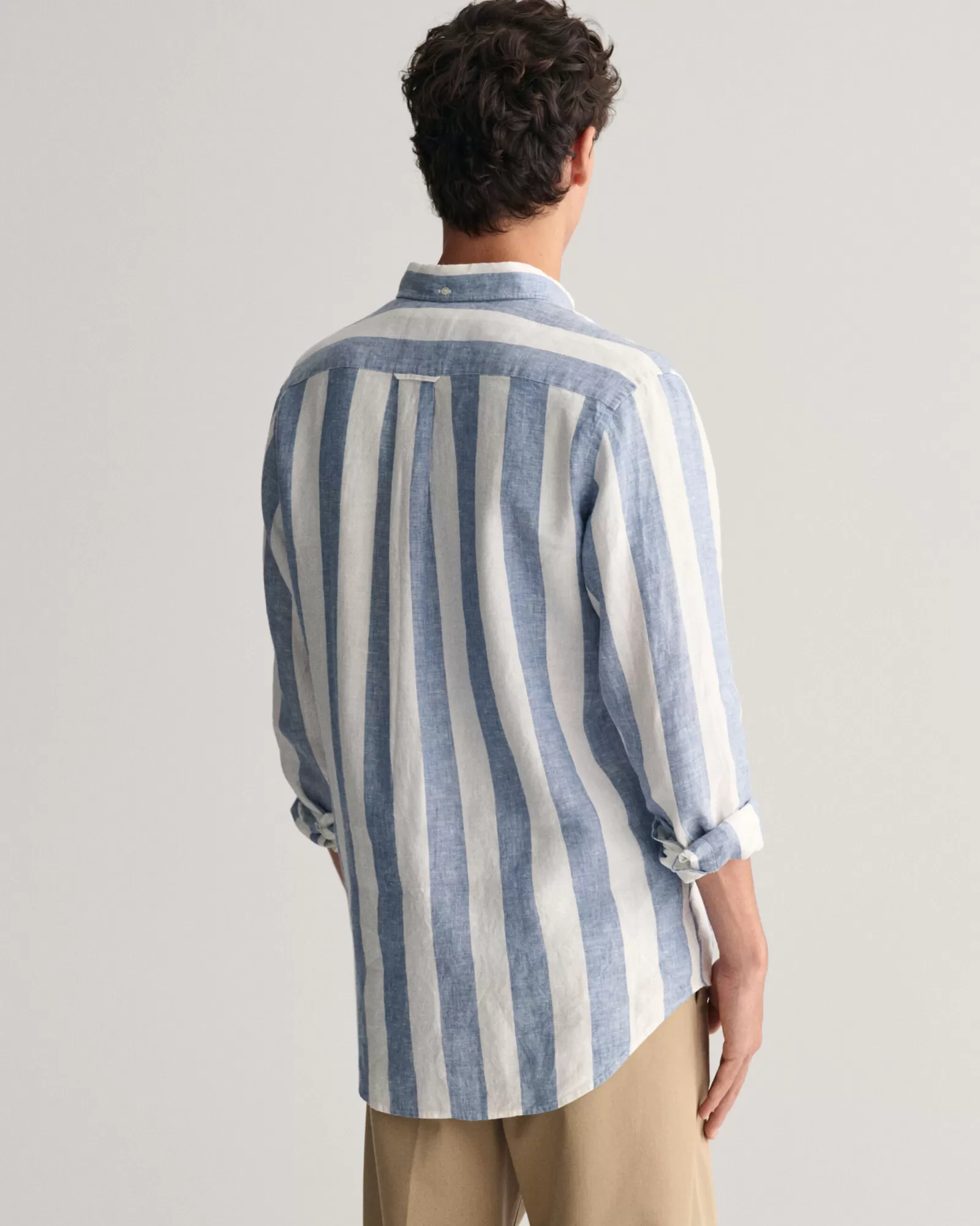 GANT Regular Fit Bold Striped Linen Shirt | Skjortor