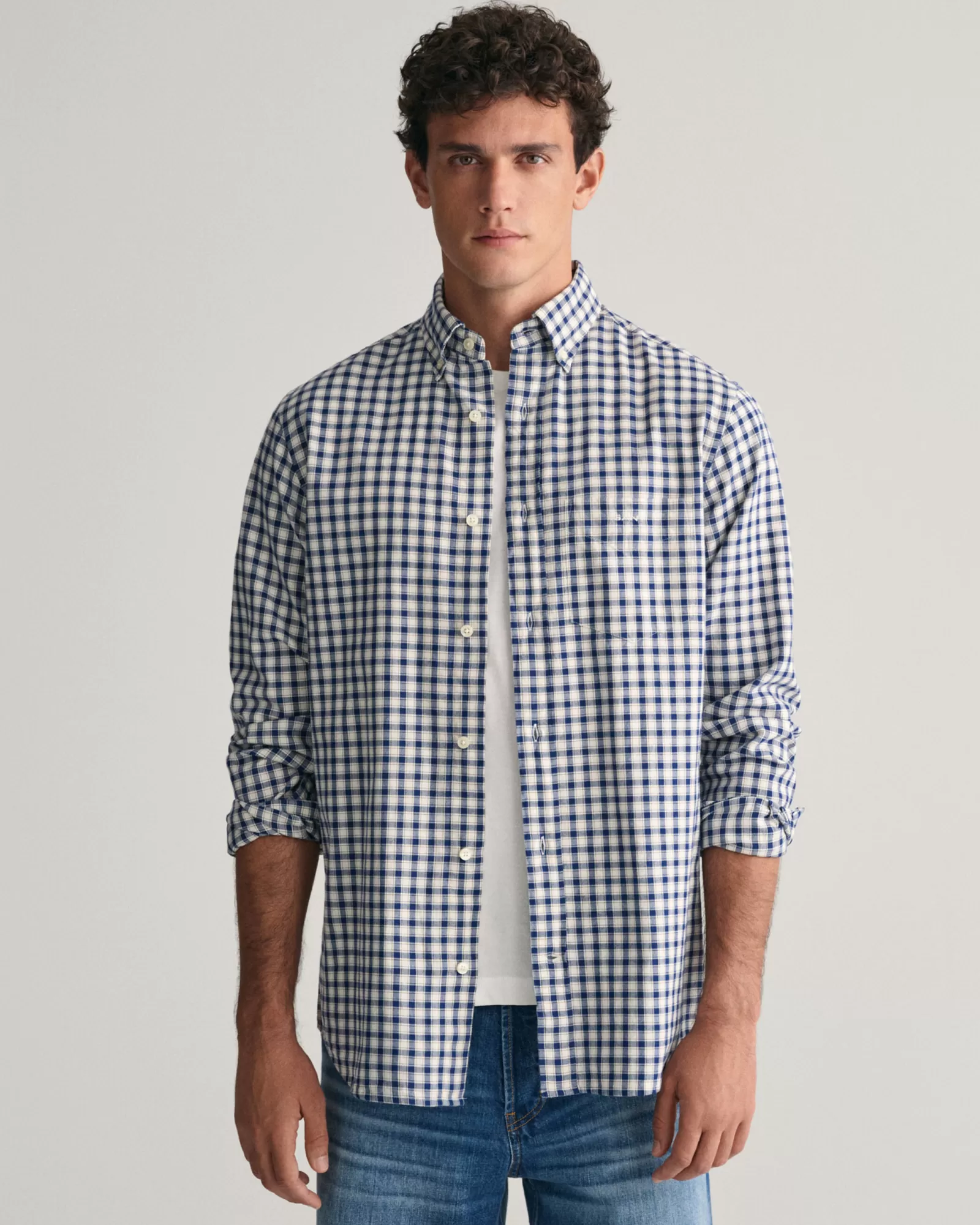 GANT Regular Fit Checked Archive Oxford Shirt | Skjortor