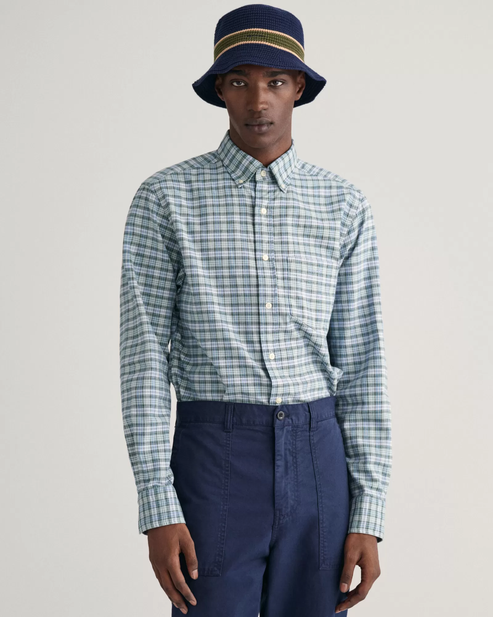 GANT Regular Fit Checked Archive Oxford Shirt | Skjortor