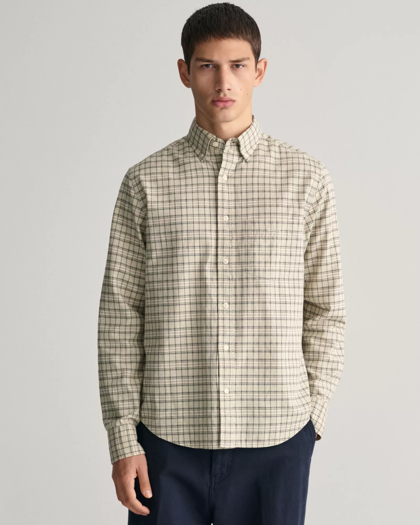 GANT Regular Fit Checked Archive Oxford Shirt | Skjortor