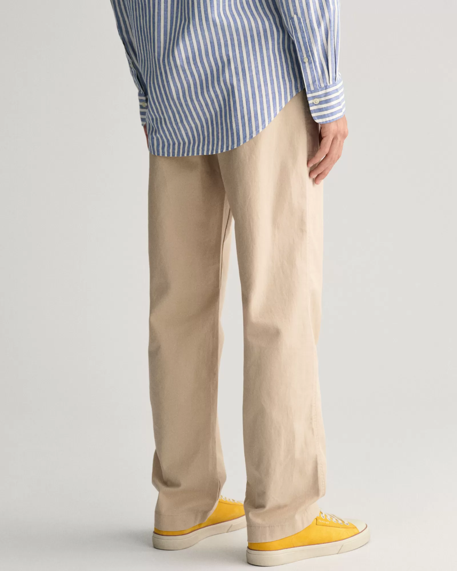 GANT Regular Fit Cotton Linen Chinos | Byxor & Chinos