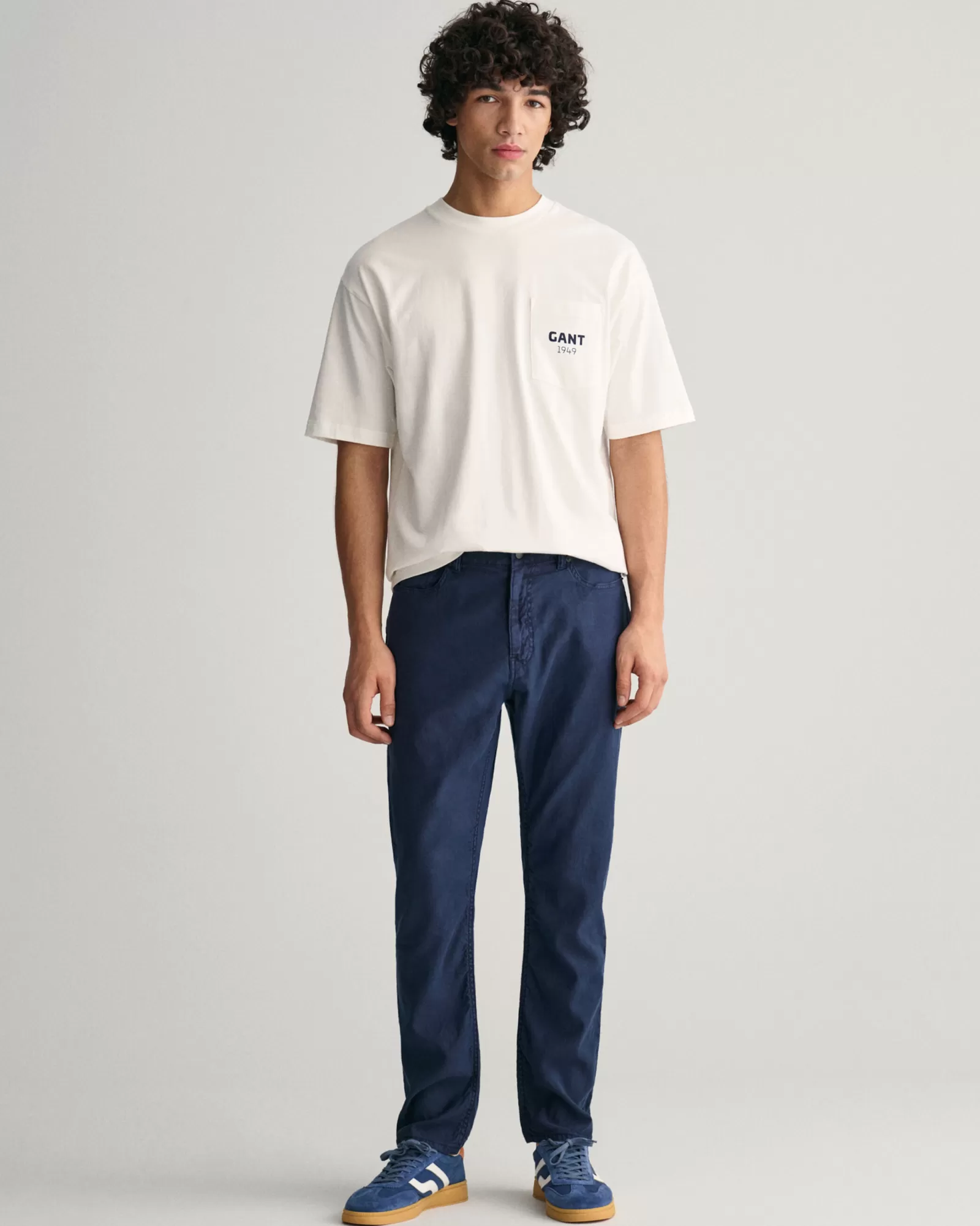 GANT Regular Fit Cotton Linen Jeans | Jeans