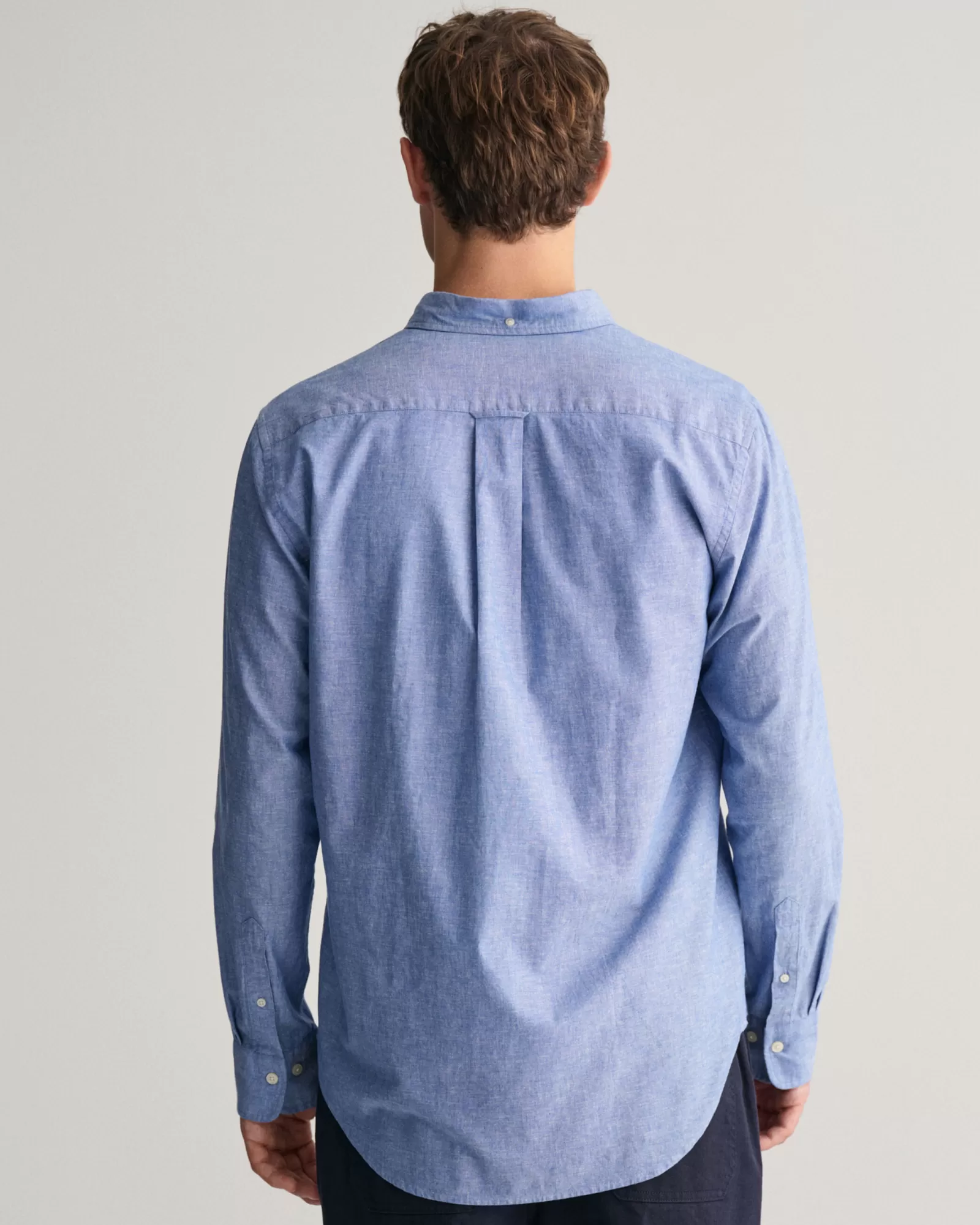 GANT Regular Fit Cotton Linen Shirt | Skjortor