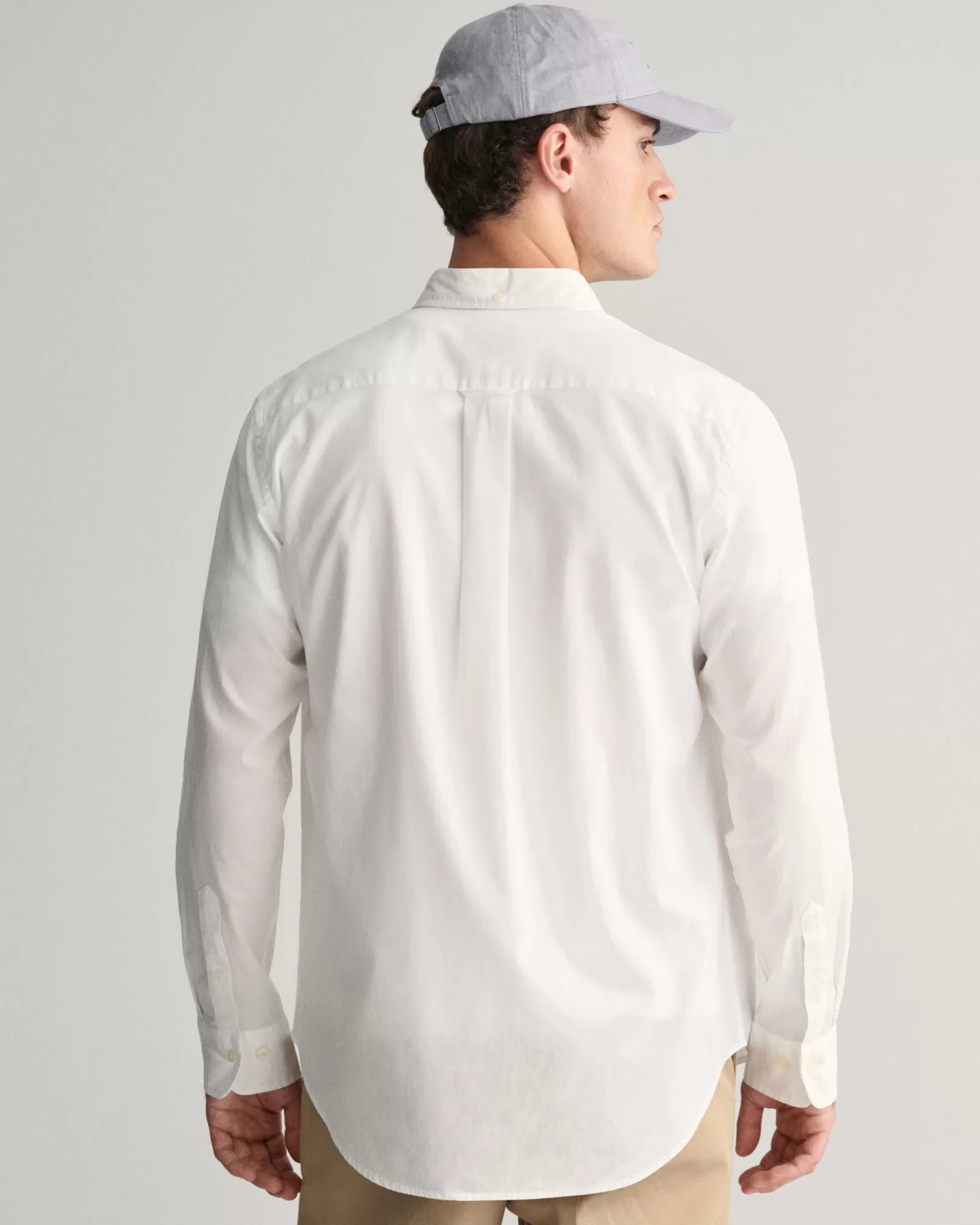 GANT Regular Fit Cotton Linen Shirt | Skjortor