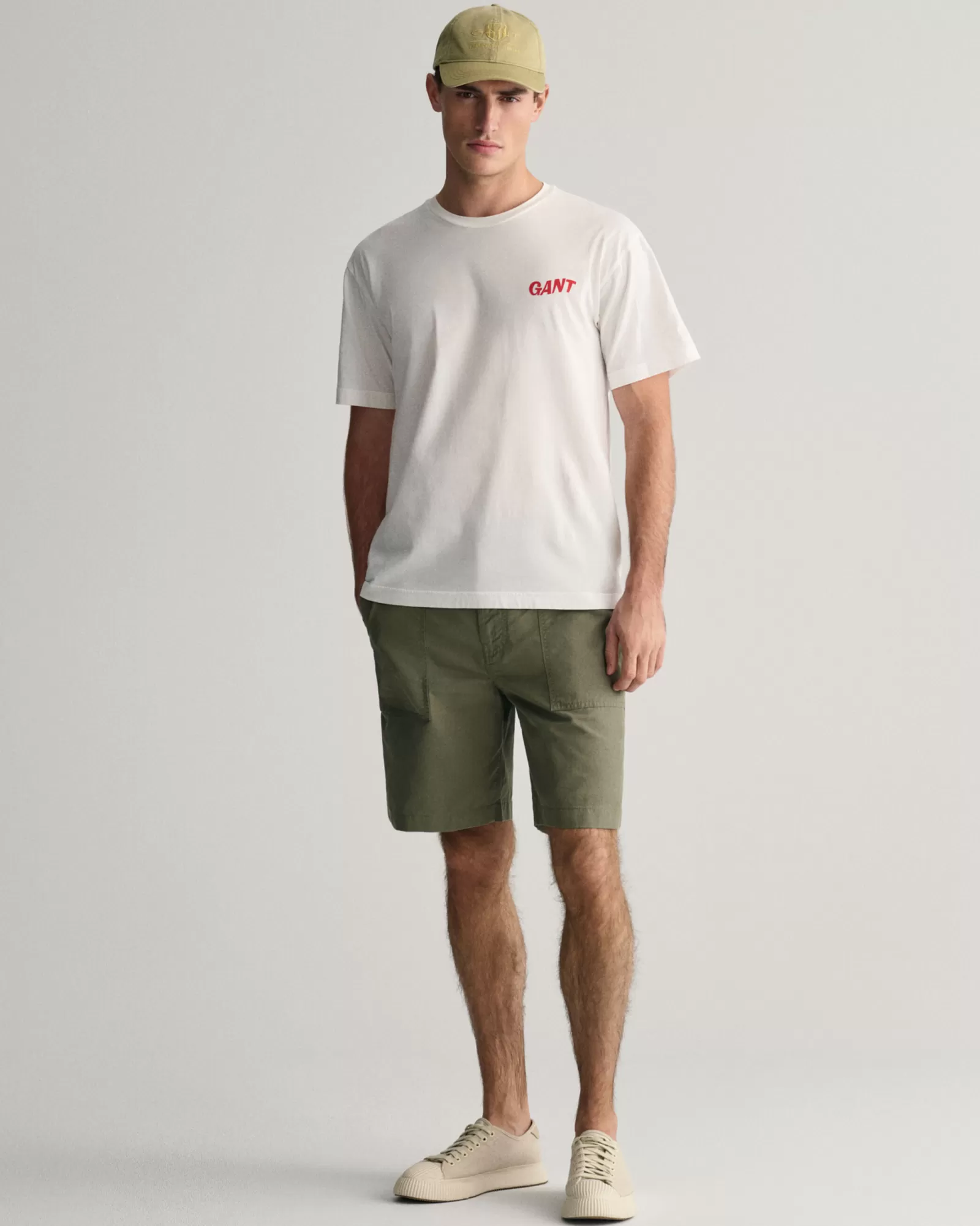 GANT Regular Fit Cotton Linen Shorts | Shorts