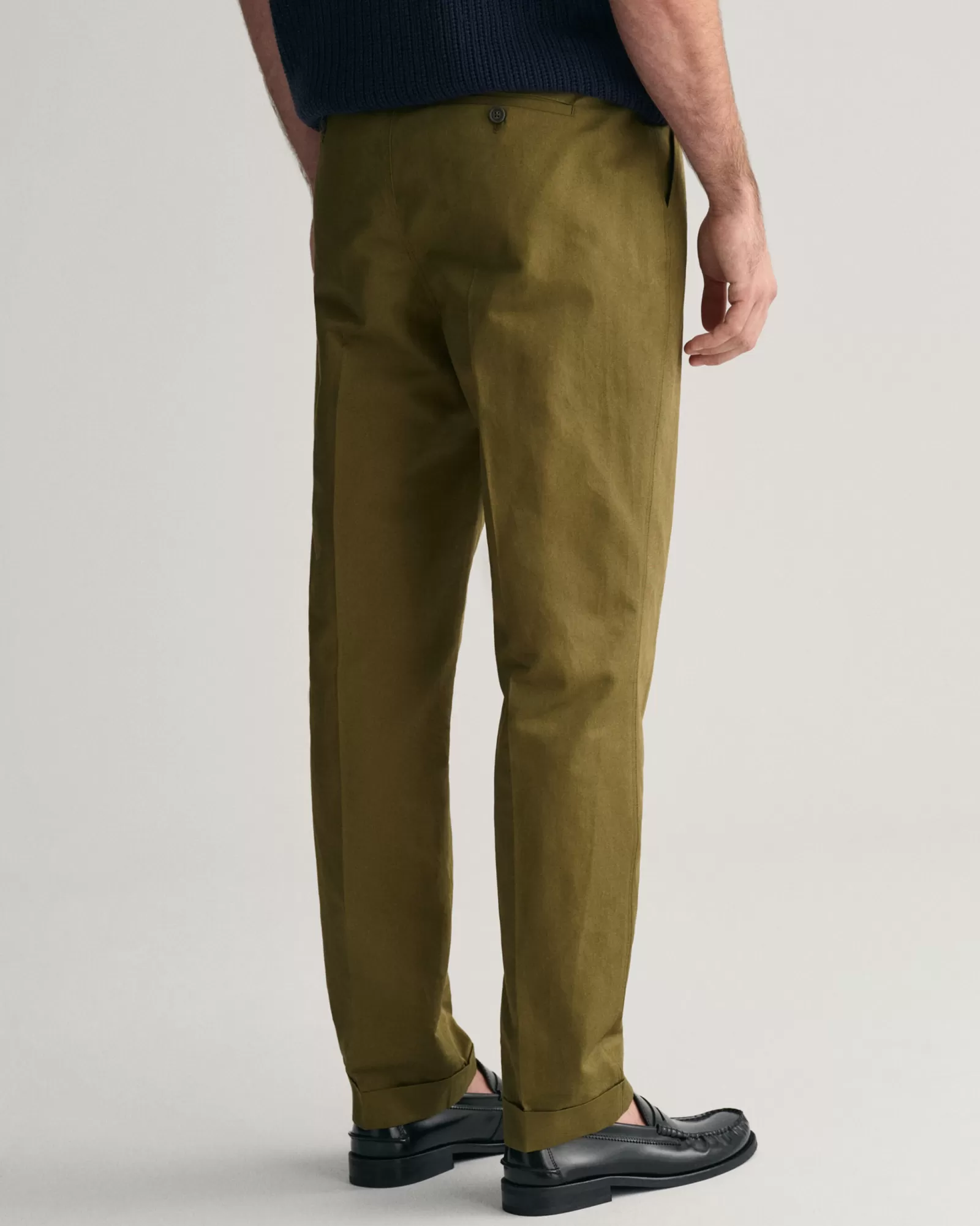 GANT Regular Fit Cotton Suit Pants | Byxor & Chinos