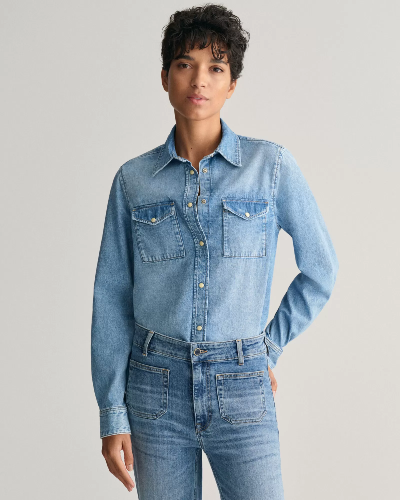 GANT Regular Fit Denim Shirt | Skjortor & Blusar