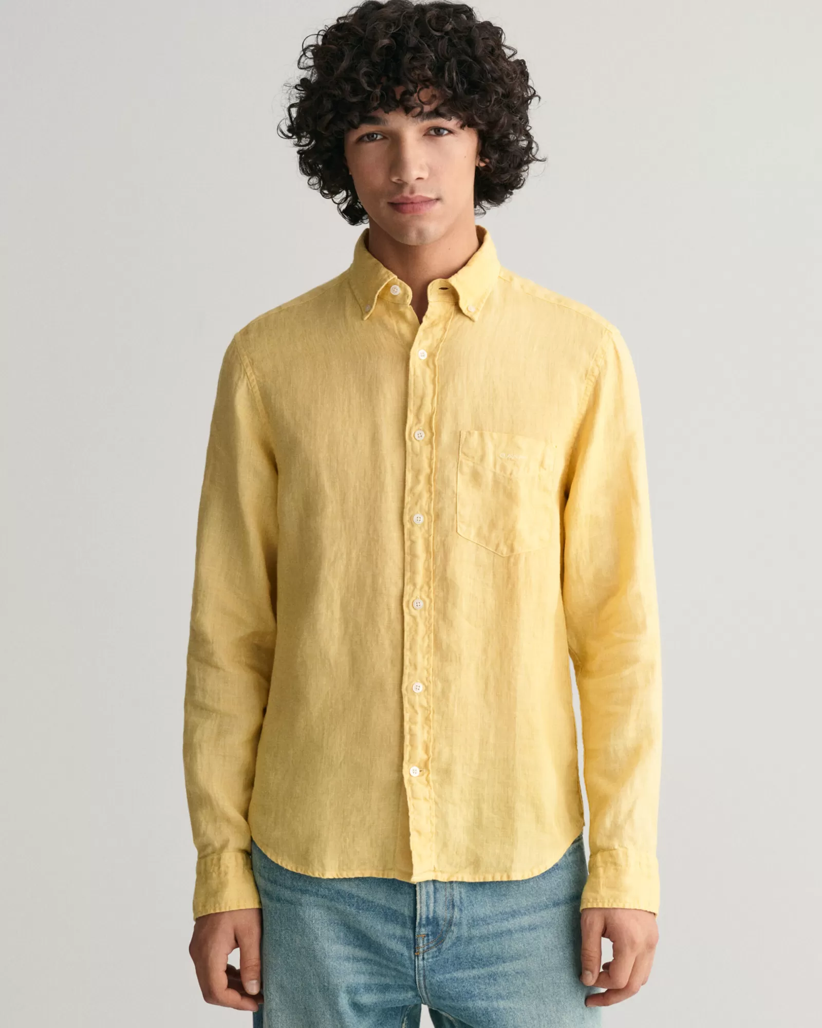 GANT Regular Fit Garment-Dyed Linen Shirt | Skjortor