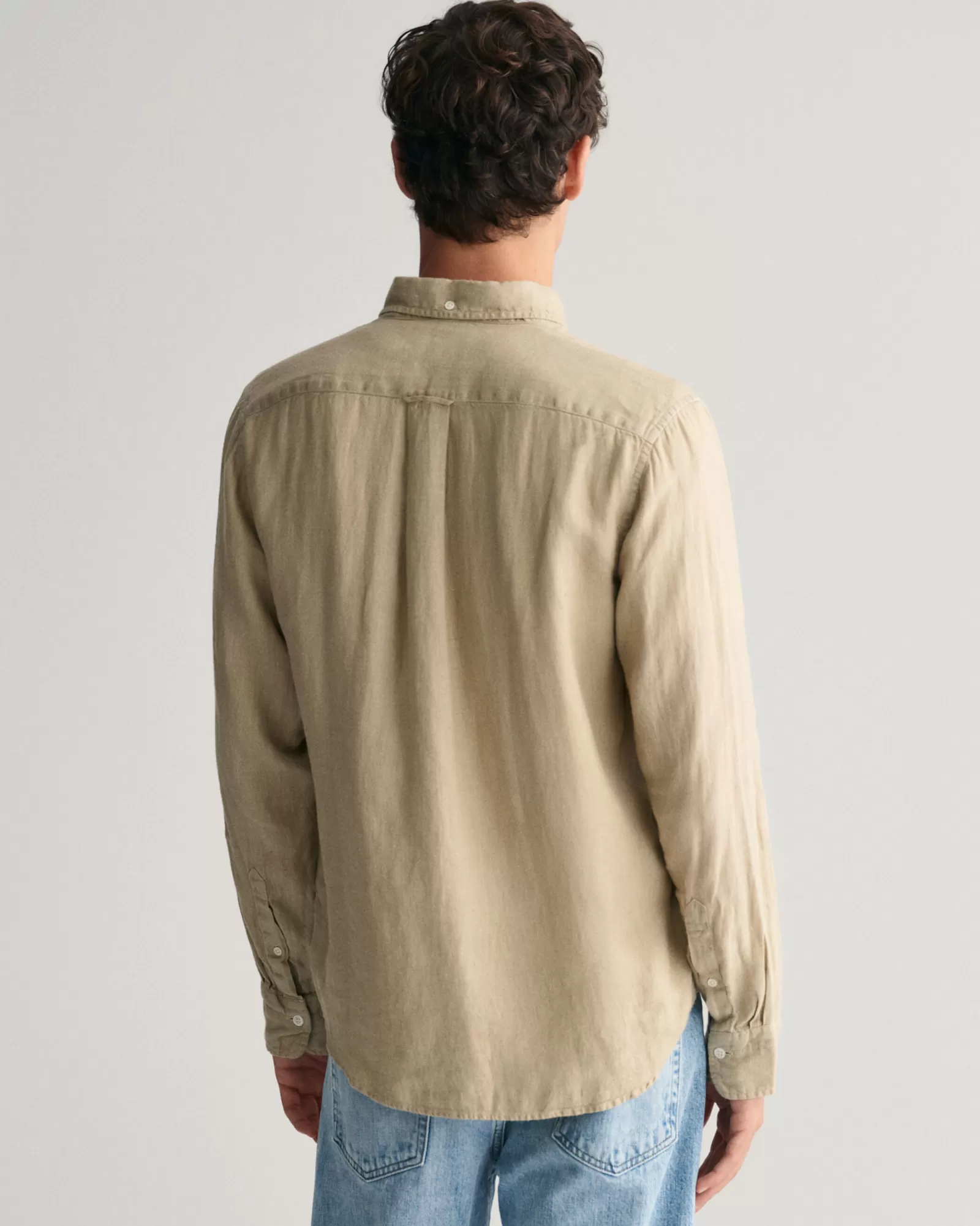 GANT Regular Fit Garment-Dyed Linen Shirt | Skjortor