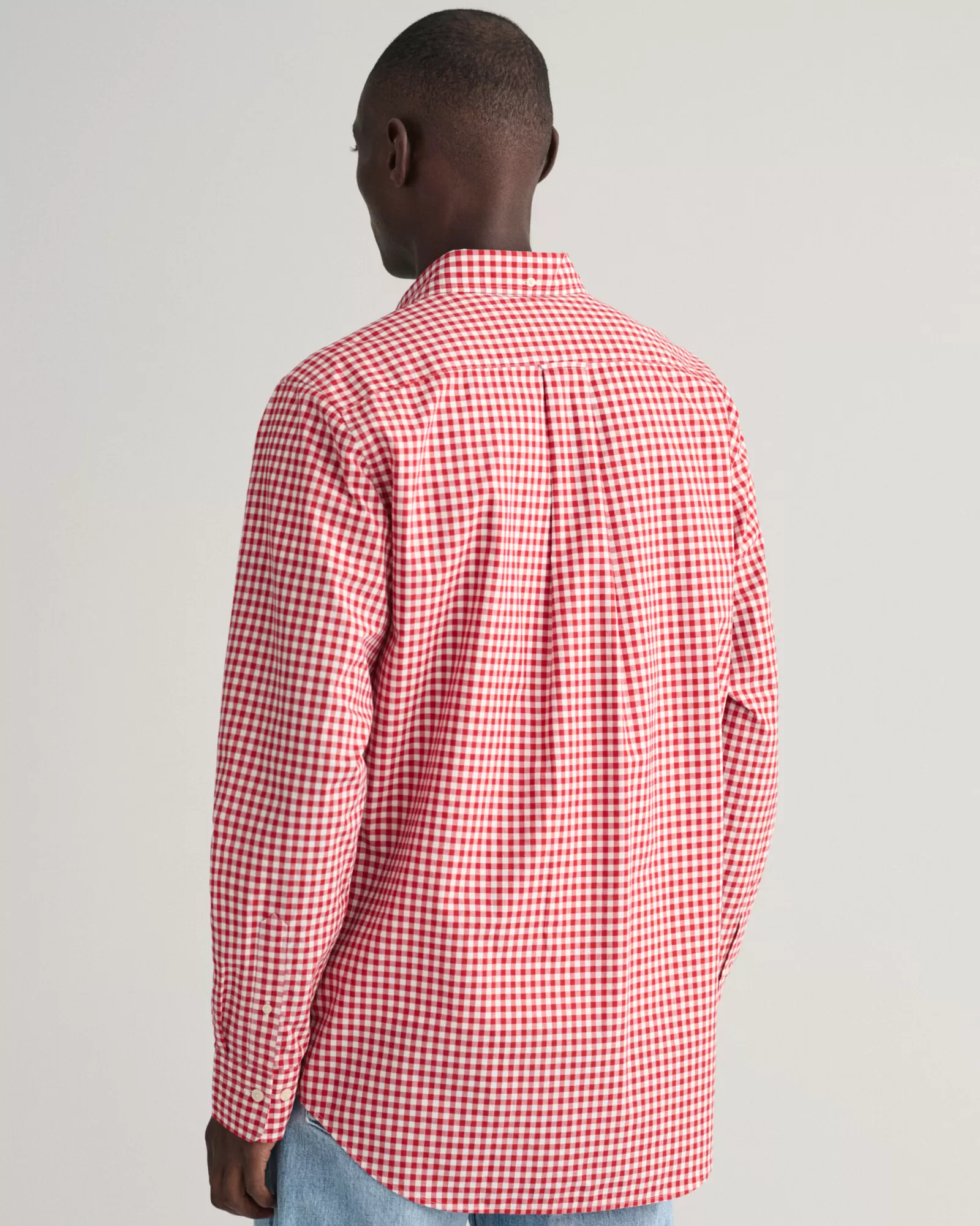 GANT Regular Fit Gingham Poplin Shirt | Skjortor