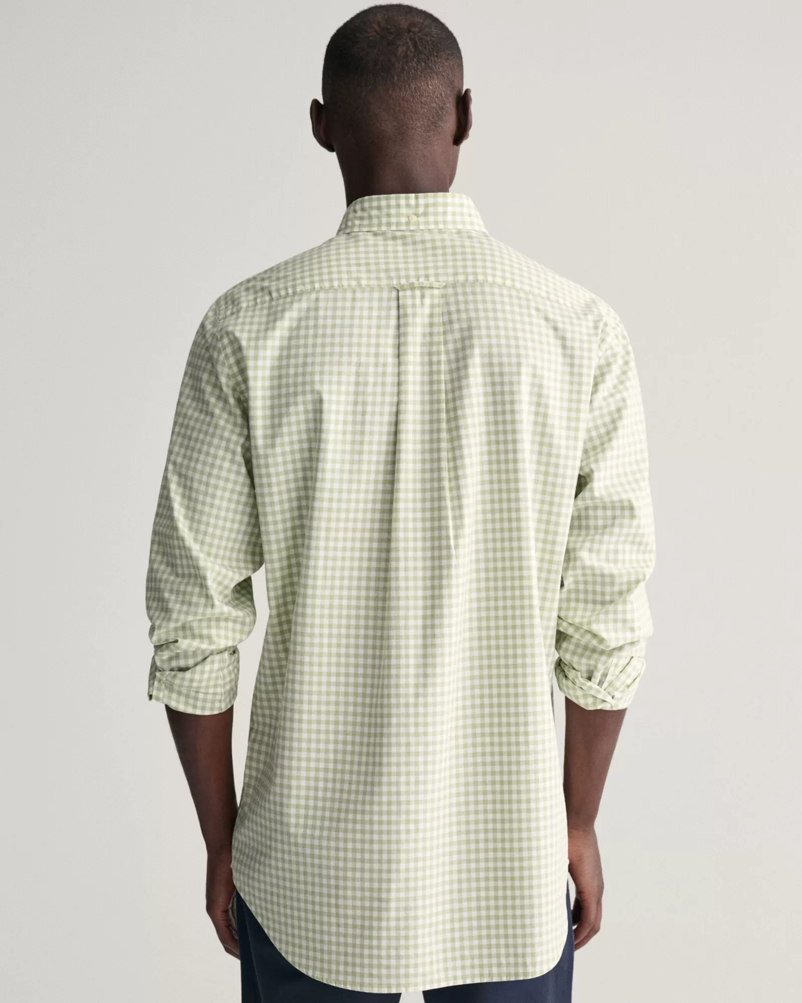 GANT Regular Fit Gingham Poplin Shirt | Skjortor