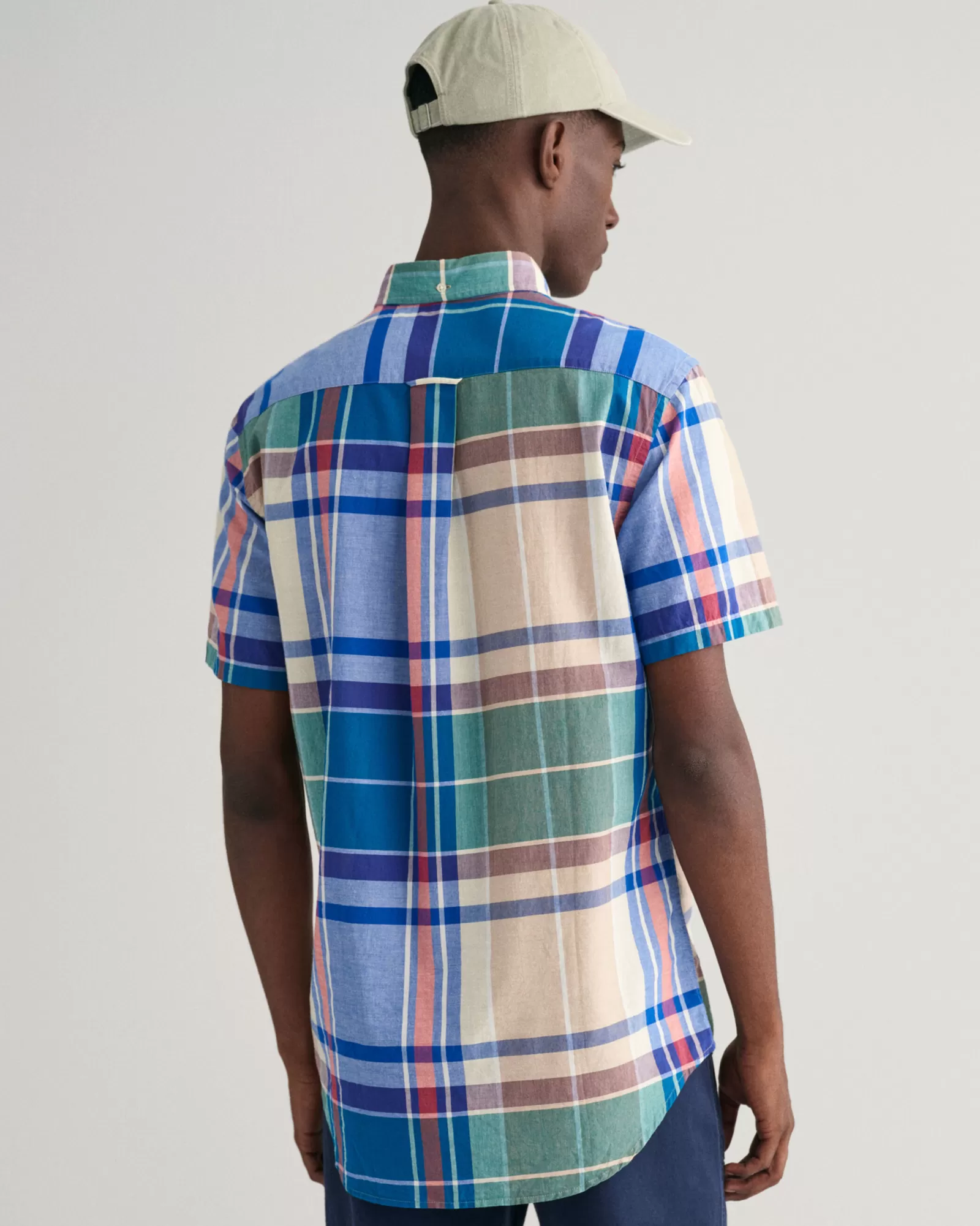 GANT Regular Fit Indian Madras Short Sleeve Shirt | Skjortor