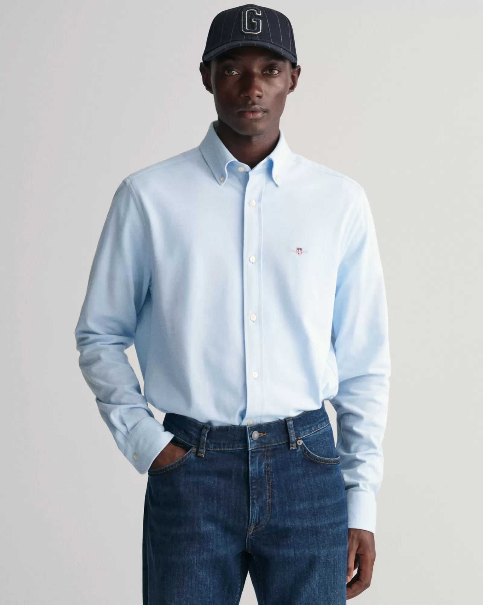 GANT Regular Fit Jersey Piqué Shirt | Skjortor