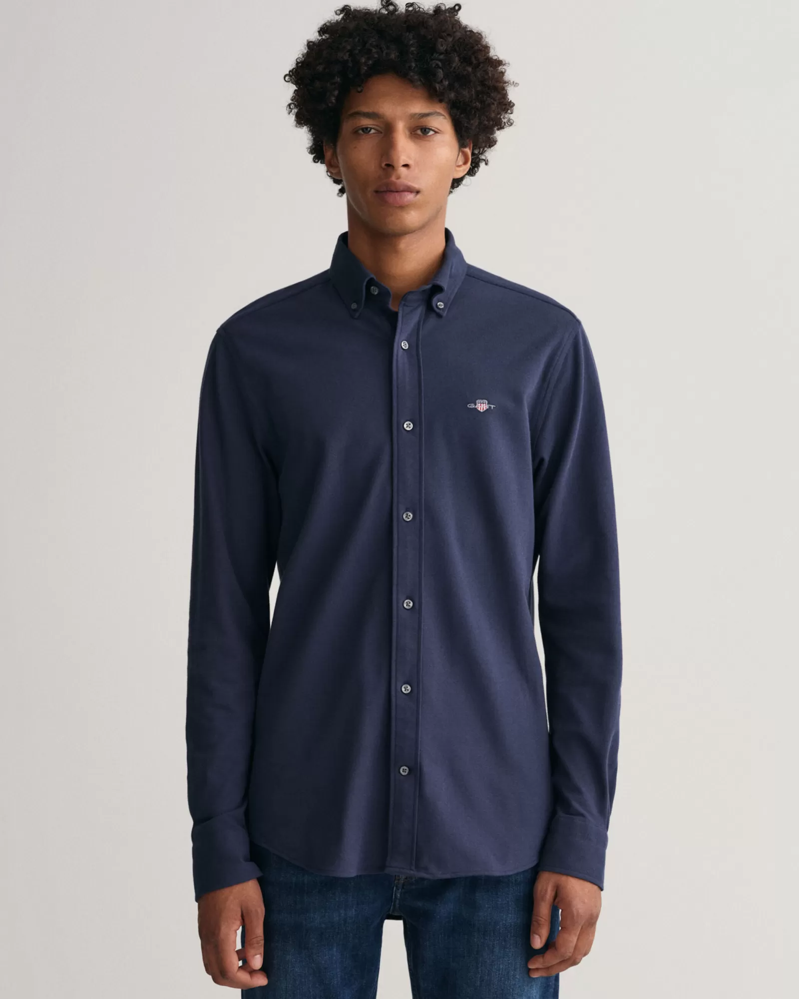 GANT Regular Fit Jersey Piqué Shirt | Skjortor