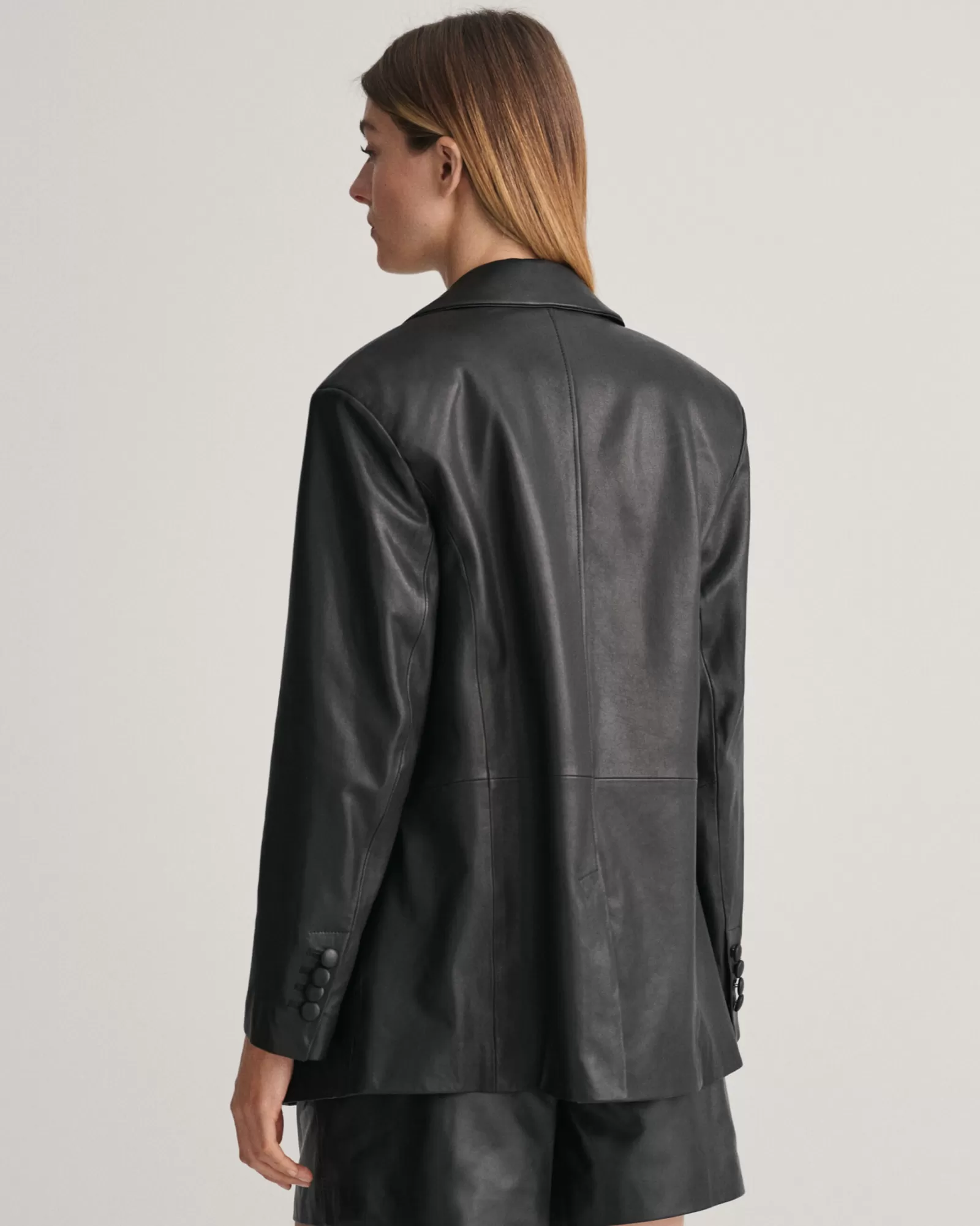 GANT Regular Fit Leather Blazer | Kavajer