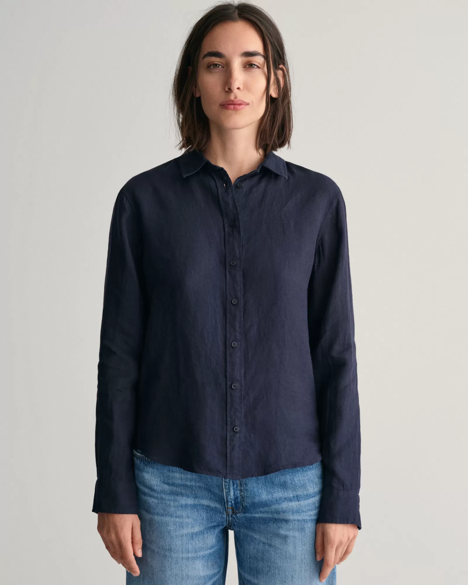 GANT Regular Fit Linen Chambray Shirt | Skjortor & Blusar