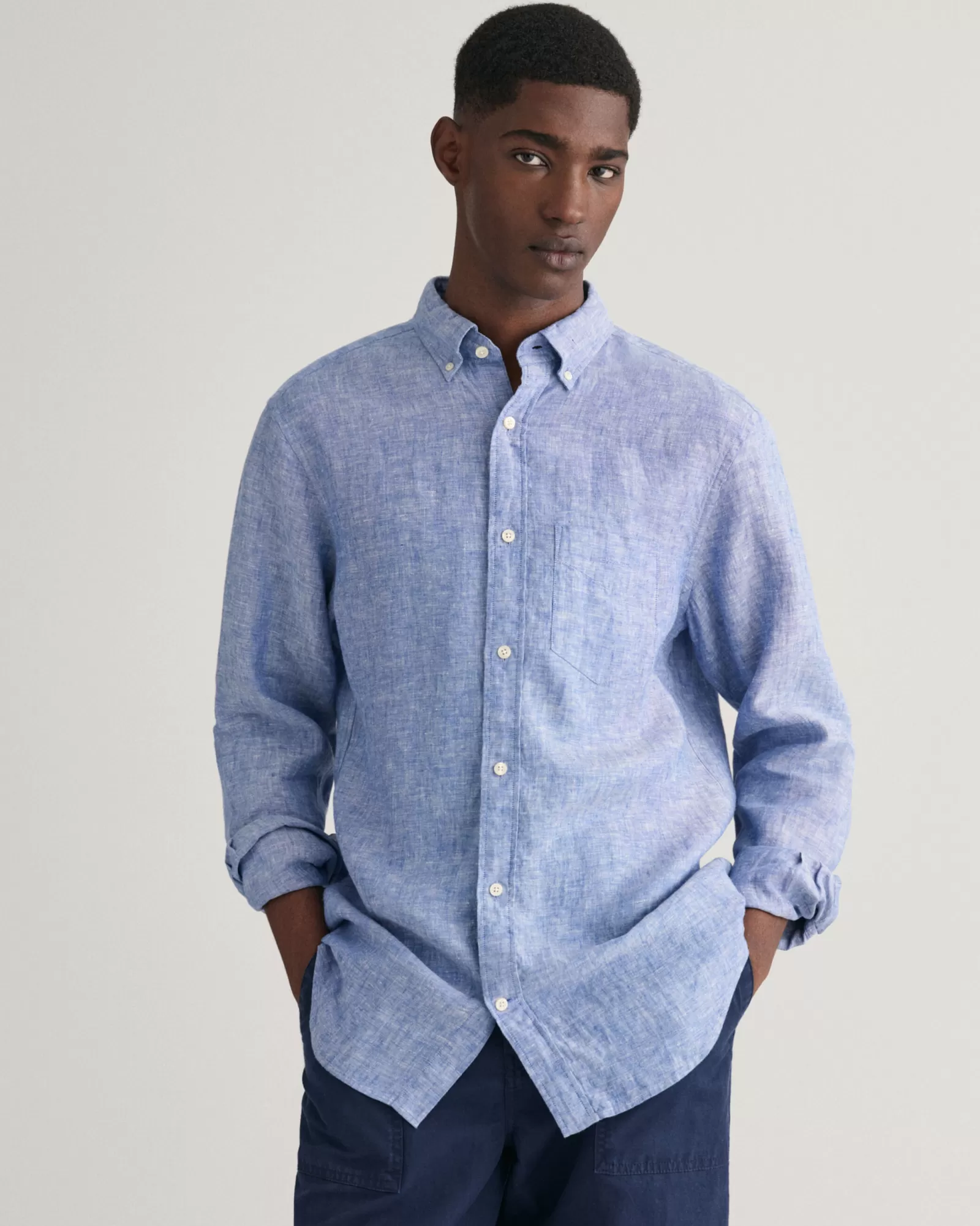 GANT Regular Fit Linen Shirt | Skjortor