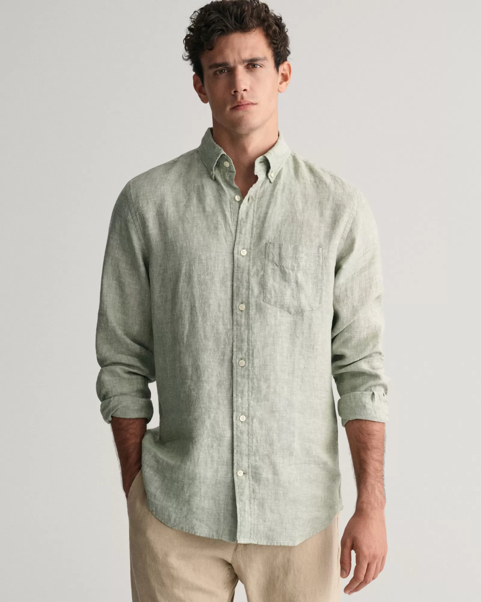 GANT Regular Fit Linen Shirt | Skjortor