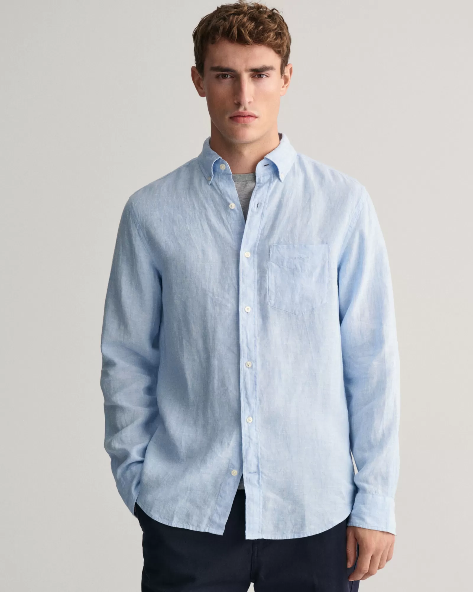 GANT Regular Fit Linen Shirt | Skjortor