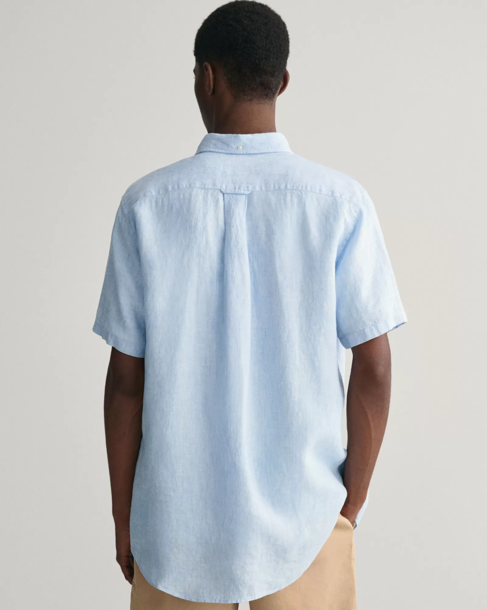 GANT Regular Fit Linen Short Sleeve Shirt | Skjortor