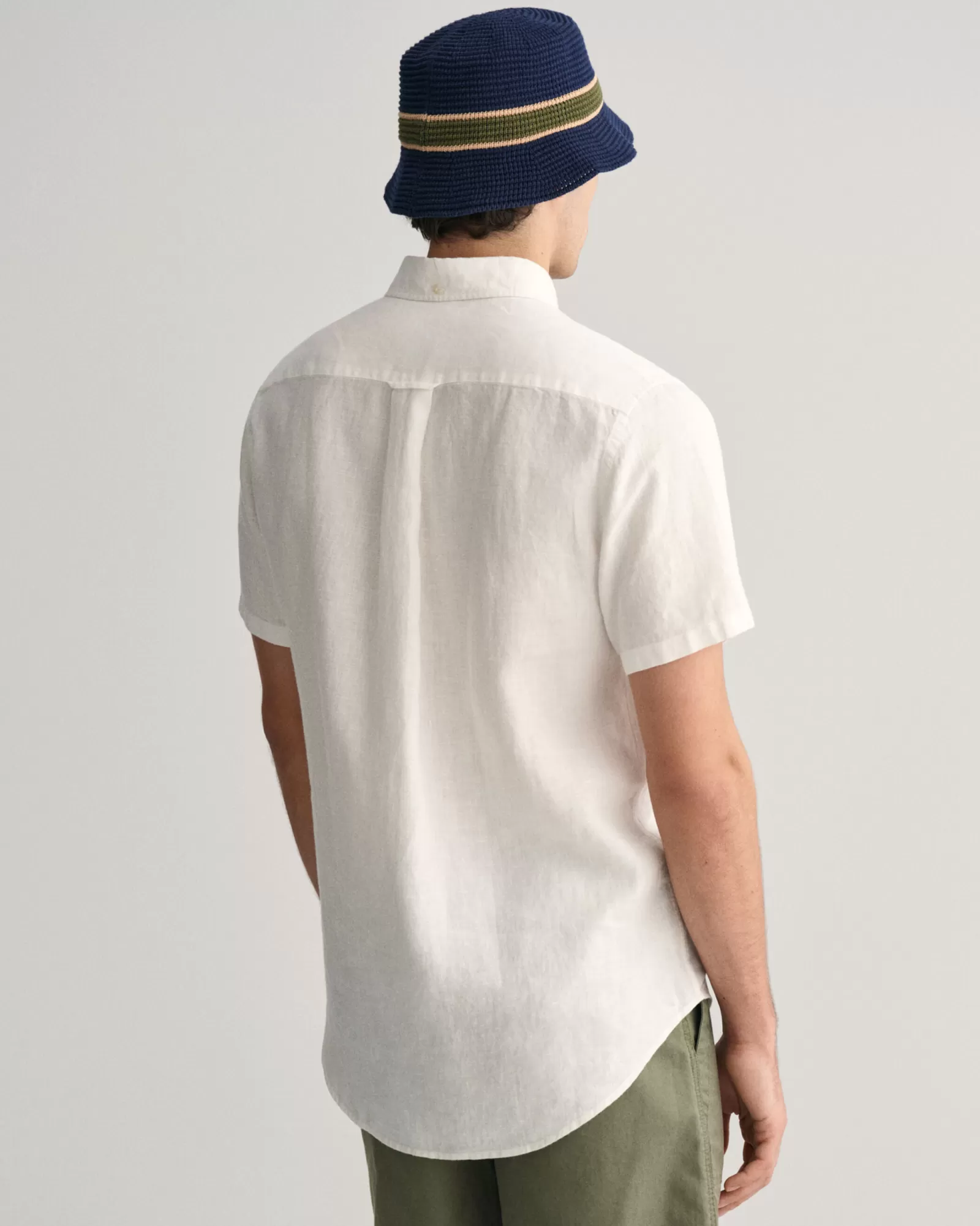 GANT Regular Fit Linen Short Sleeve Shirt | Skjortor