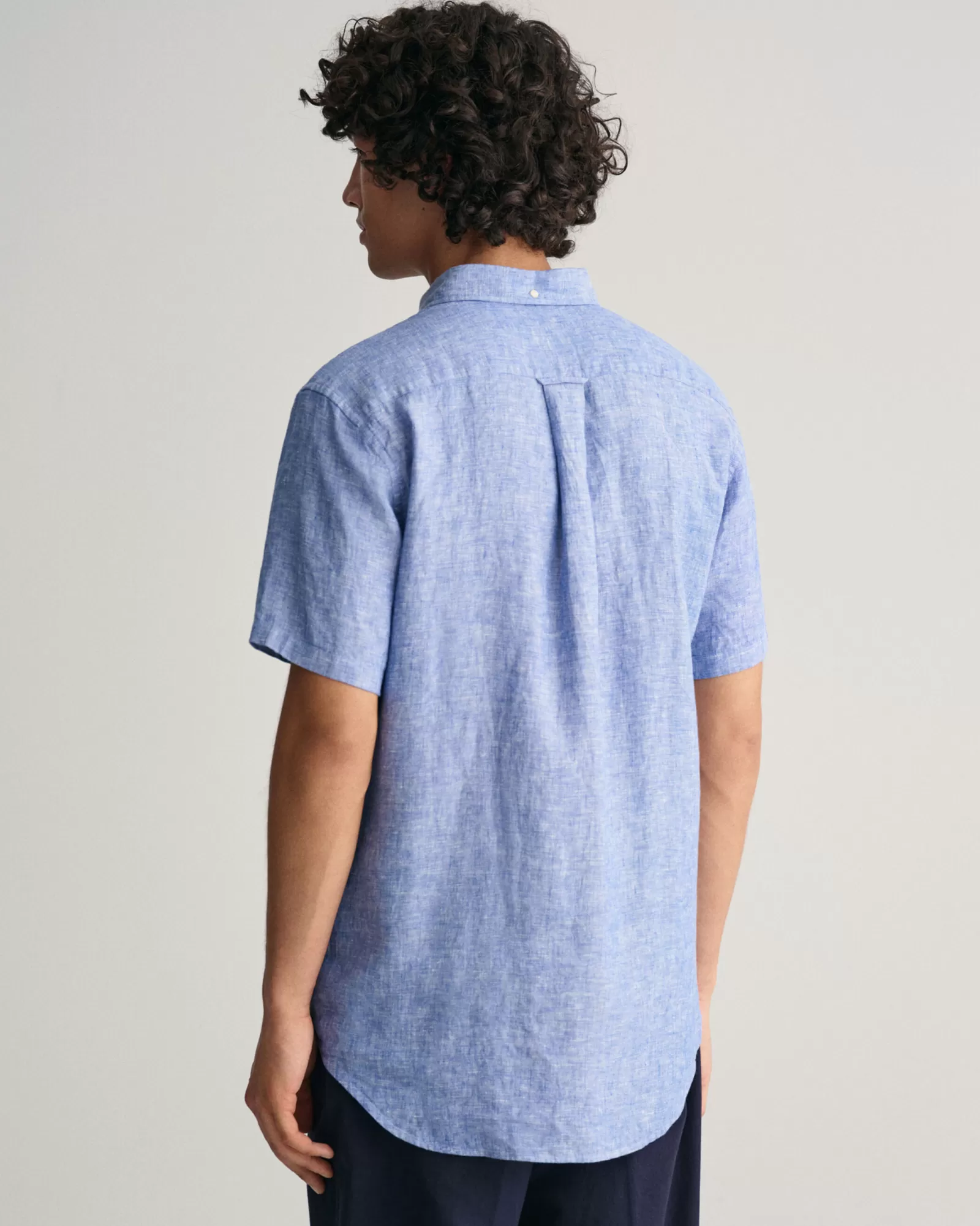 GANT Regular Fit Linen Short Sleeve Shirt | Skjortor