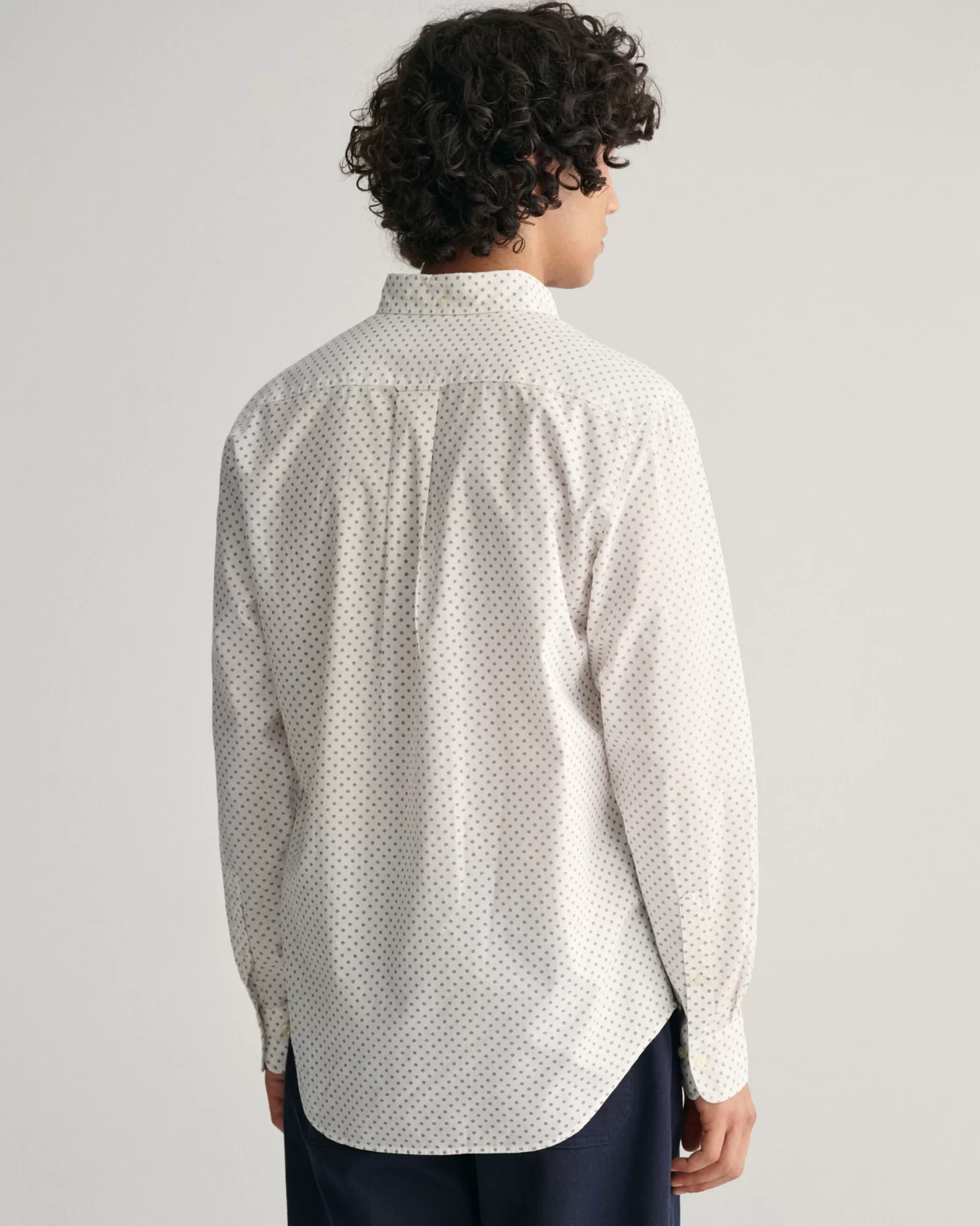 GANT Regular Fit Micro Print Shirt | Skjortor