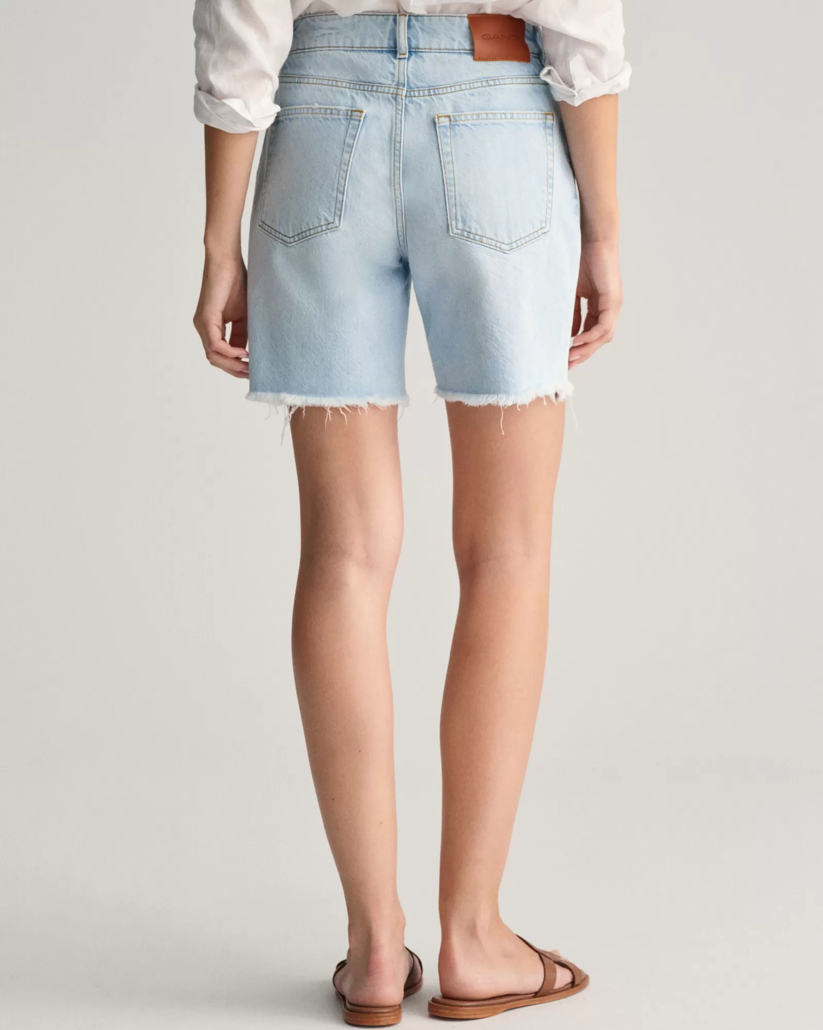 GANT Regular Fit Mid Length Denim Shorts | Shorts