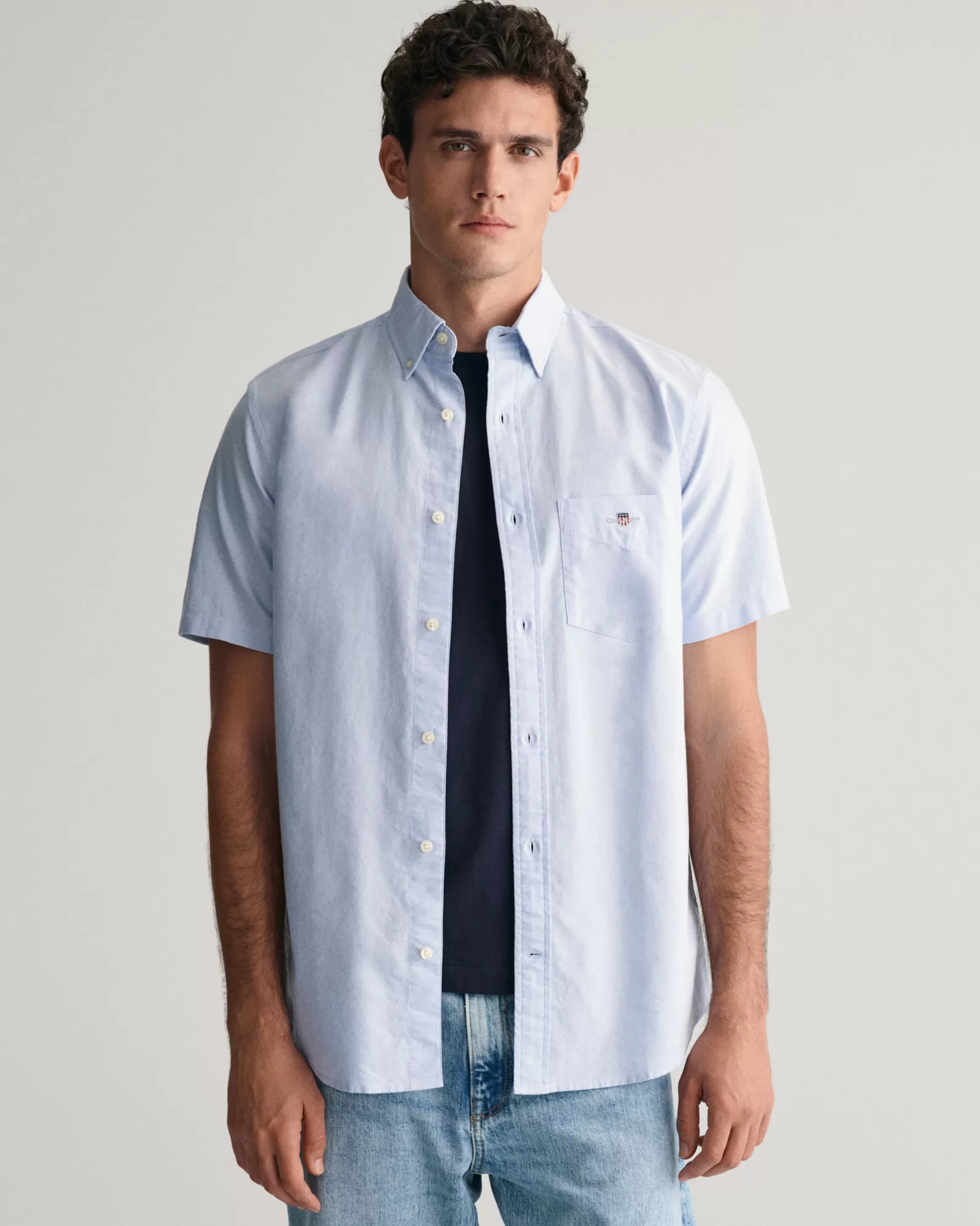 GANT Regular Fit Oxford Short Sleeve Shirt | Skjortor