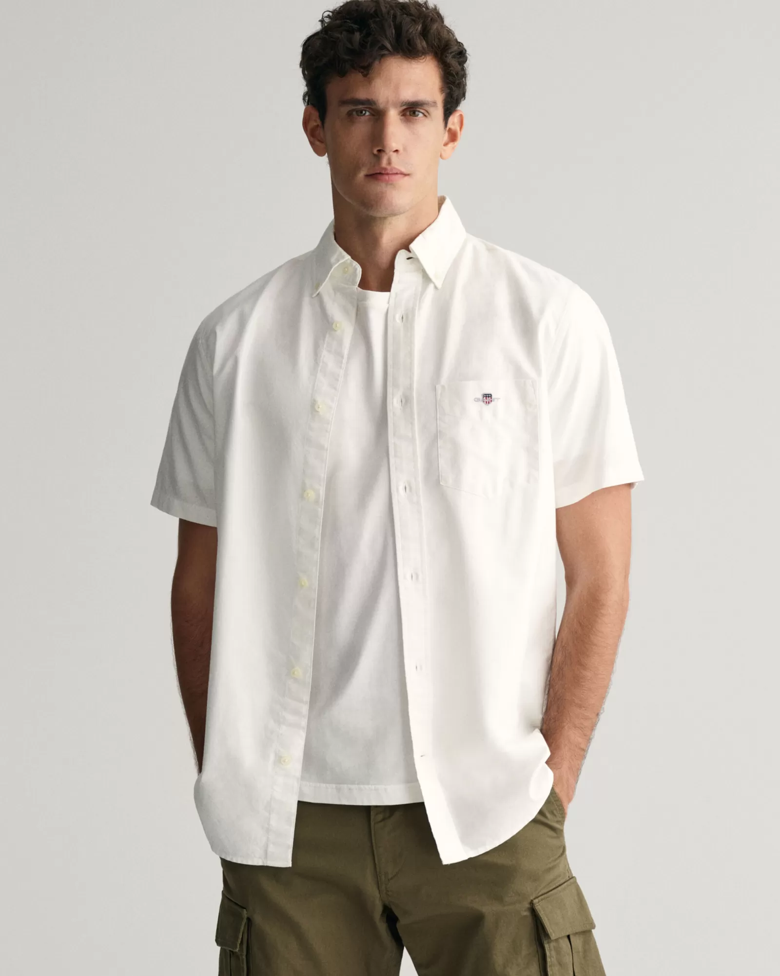 GANT Regular Fit Oxford Short Sleeve Shirt | Skjortor