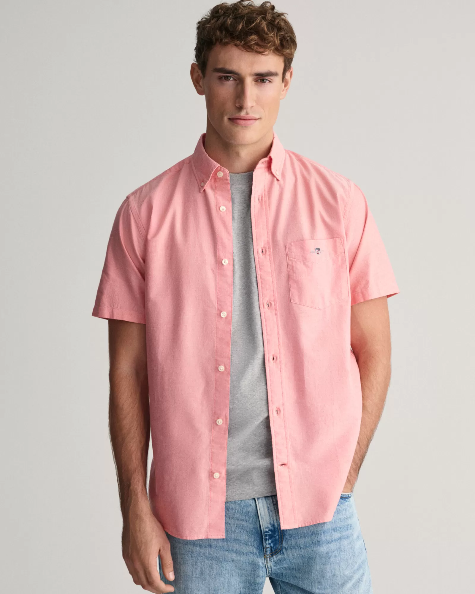 GANT Regular Fit Oxford Short Sleeve Shirt | Skjortor