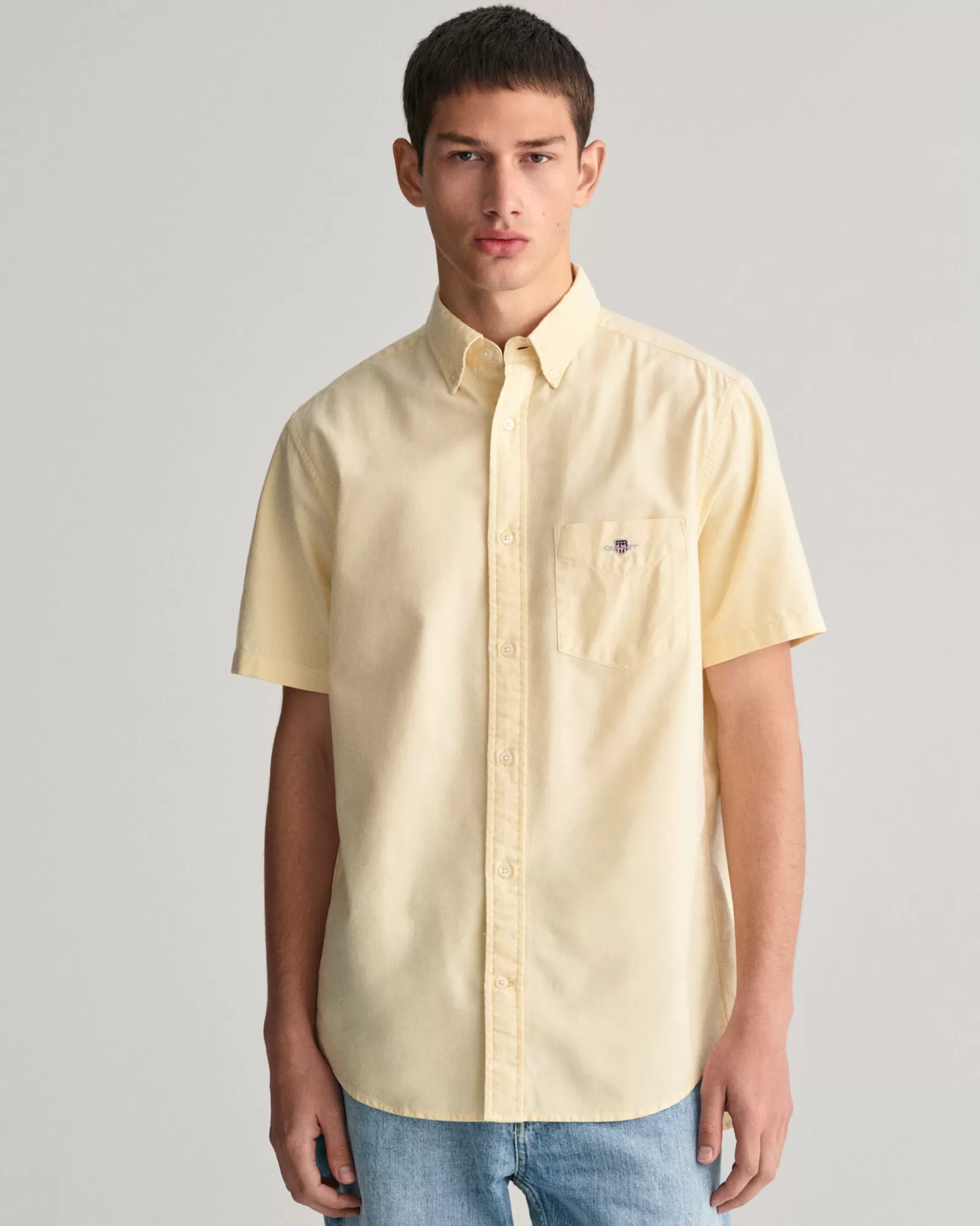 GANT Regular Fit Oxford Short Sleeve Shirt | Skjortor