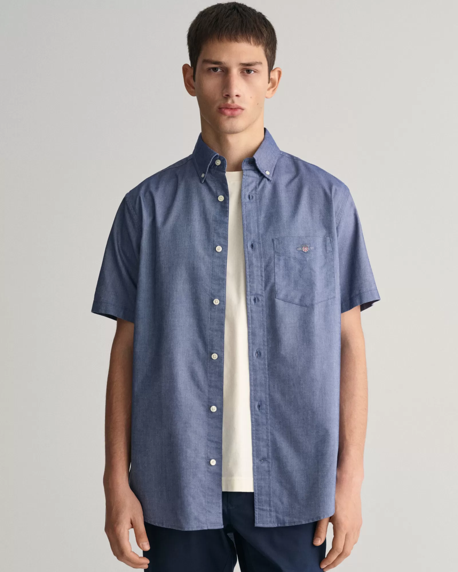 GANT Regular Fit Oxford Short Sleeve Shirt | Skjortor